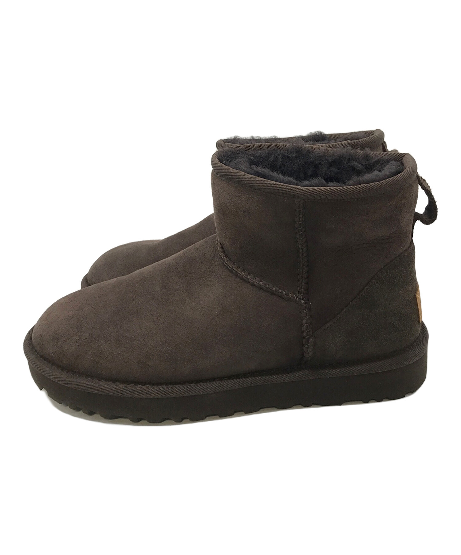 UGG 厚く ムートンブーツ 黒 UK6 25cm