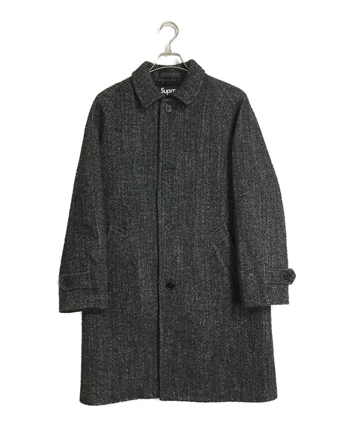 Supreme (シュプリーム) 18AW Loro Piana Wool Trench Coat ブラック サイズ:S
