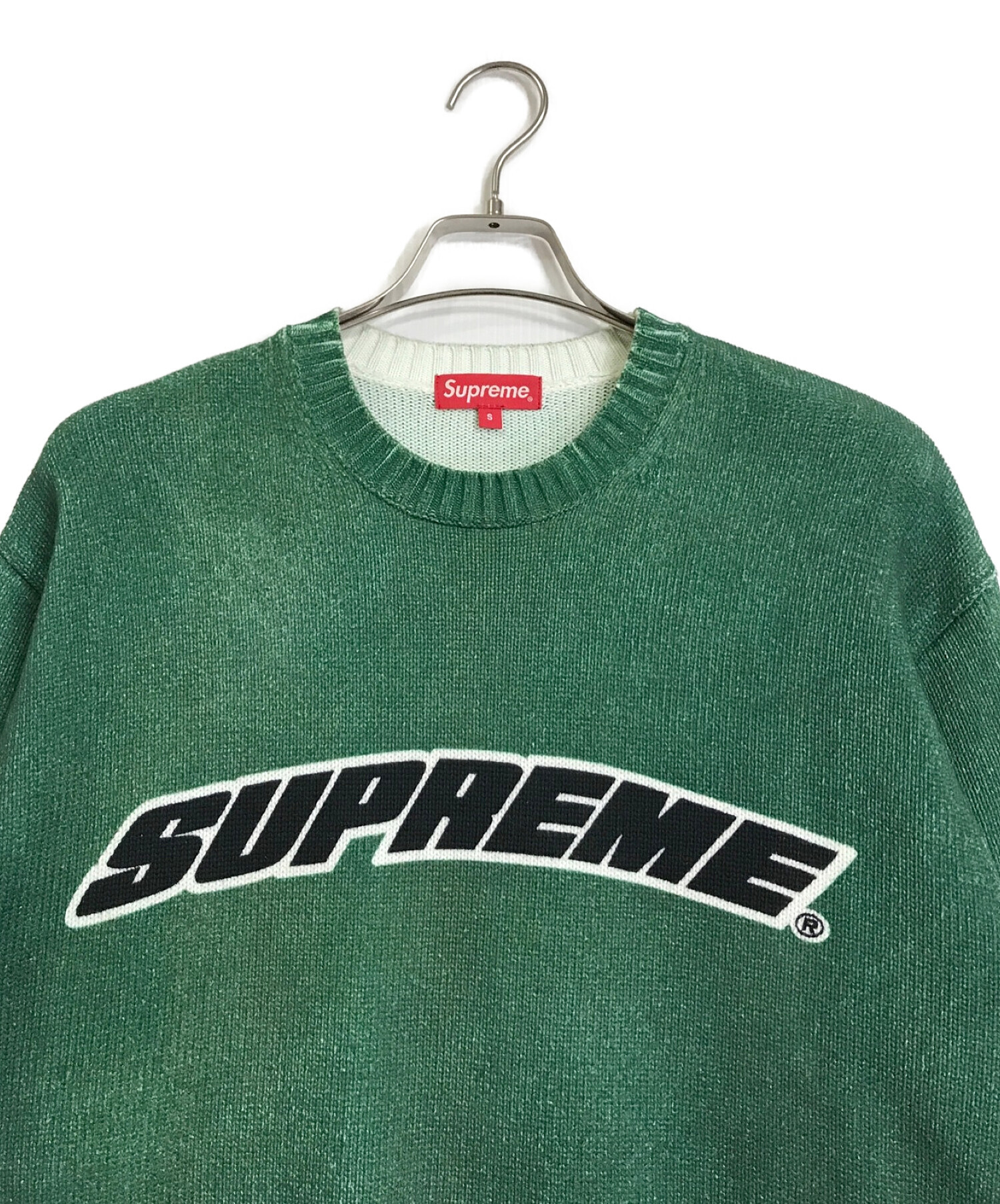 supreme printed washed sweater - www.stedile.com.br