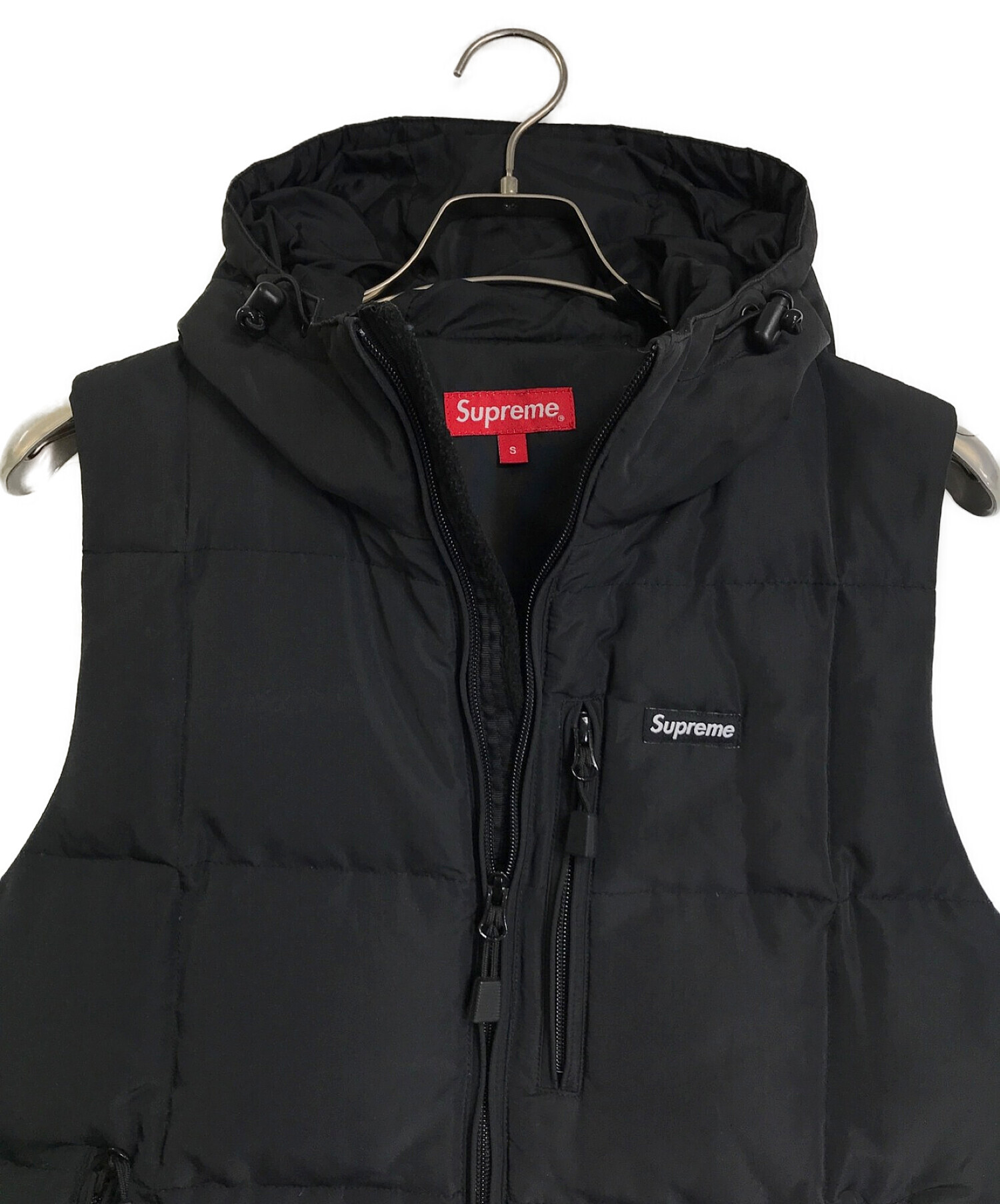 SUPREME (シュプリーム) 14AW Iridescent Puffy Vest ブラック サイズ:S