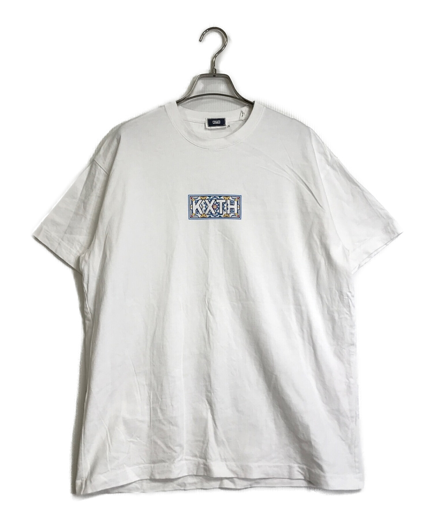 KITH (キス) Moroccan Tile Box Logo Tee ホワイト サイズ:S