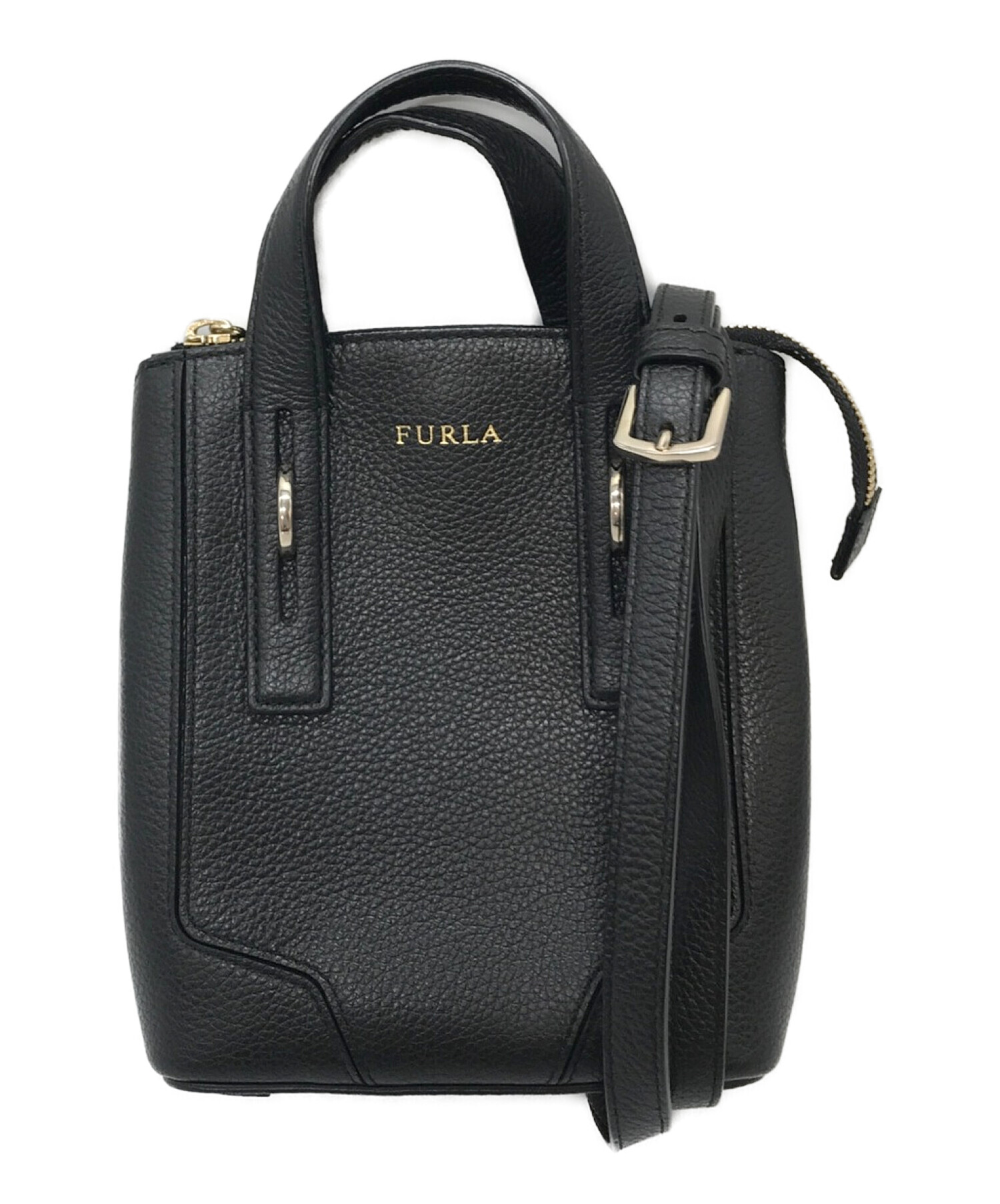 中古・古着通販】FURLA (フルラ) 2WAYミニショルダーバッグ ブラック サイズ:実寸参照｜ブランド・古着通販 トレファク公式【TREFAC  FASHION】スマホサイト