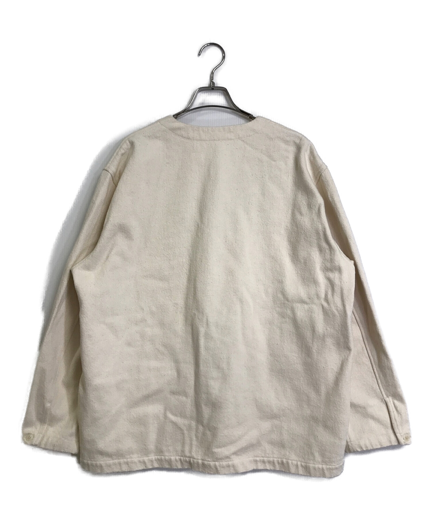 nest robe CONFECT (ネストローブコンフェクト) ルーズデニム/キーネックカバーシャツ アイボリー サイズ:3