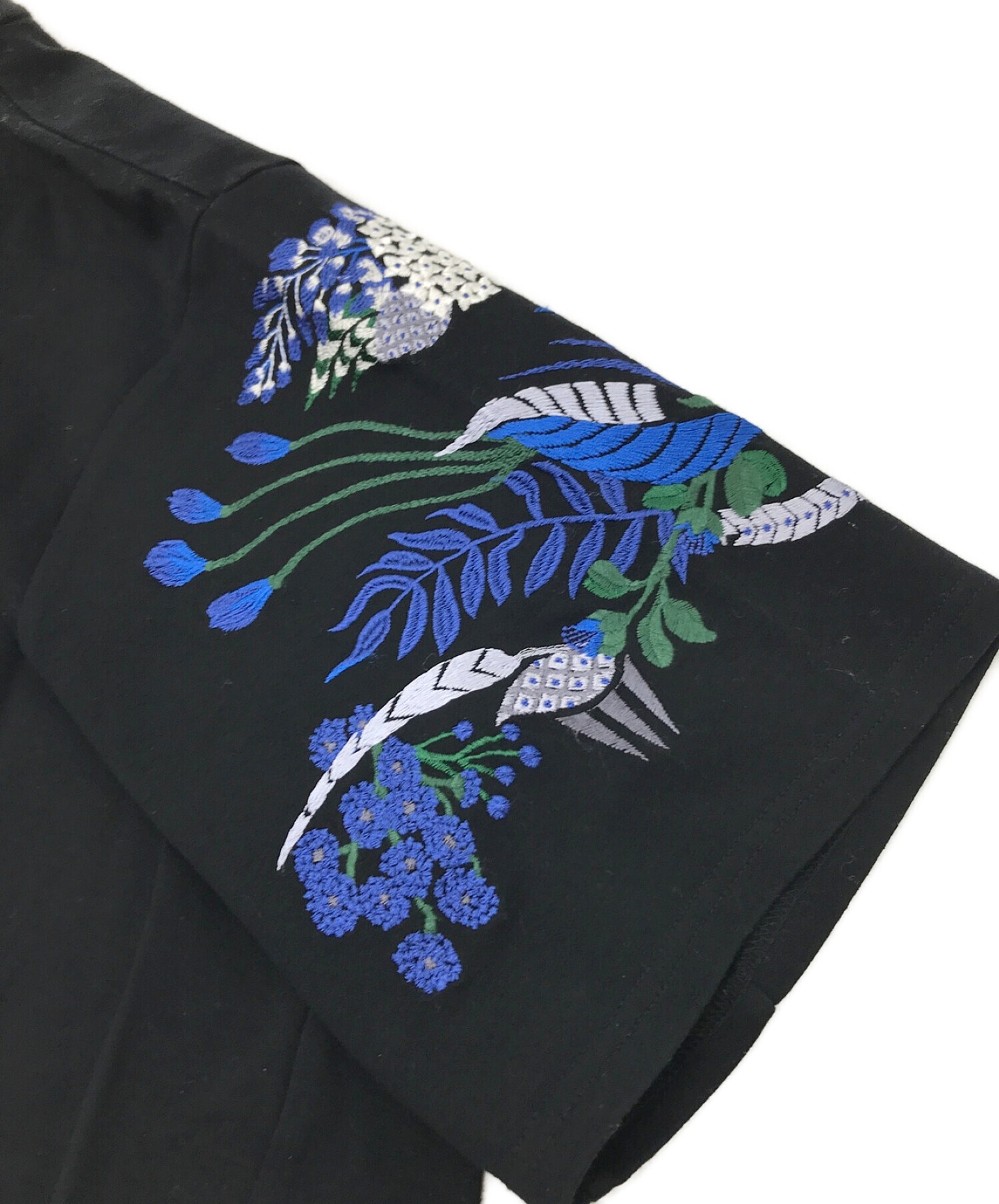 mame kurogouchi (マメクロゴウチ) mame kurogouchi　刺繍カットソー ブラック サイズ:M