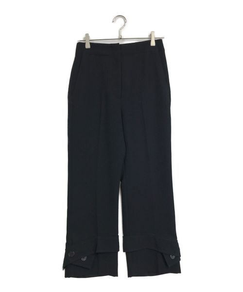 【中古・古着通販】3.1 phillip lim (スリーワンフィリップリム) 裾ベルトストレートパンツ センタープレス ブラック｜ブランド・古着通販  トレファク公式【TREFAC FASHION】スマホサイト