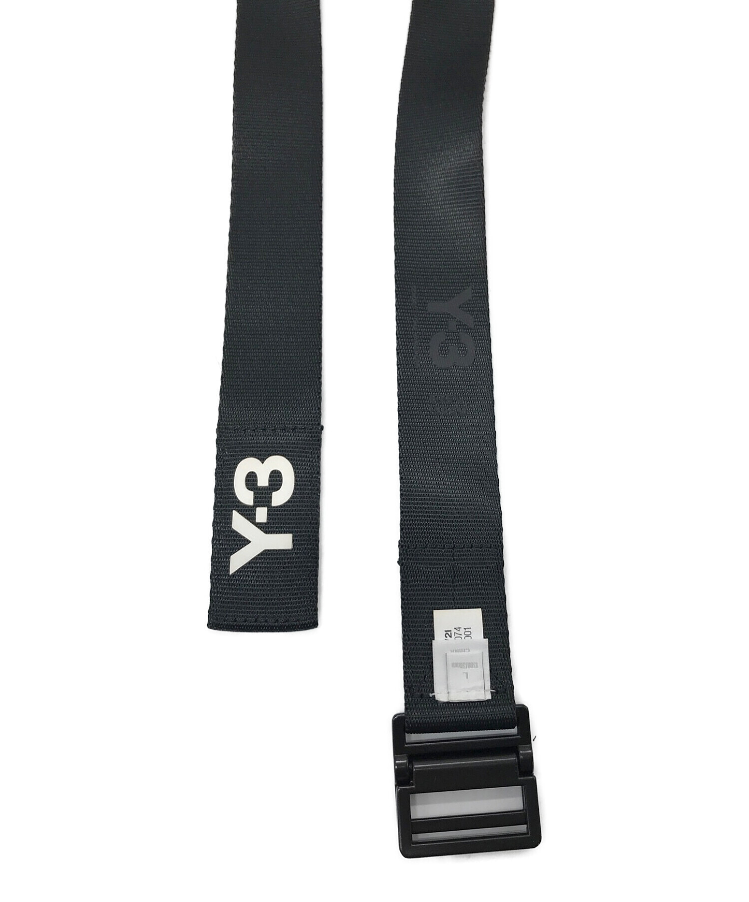 Y-3 (ワイスリー) Y-3 CLASSIC LOGO BELT ブラック　ベルト ブラック サイズ:L（130cm）