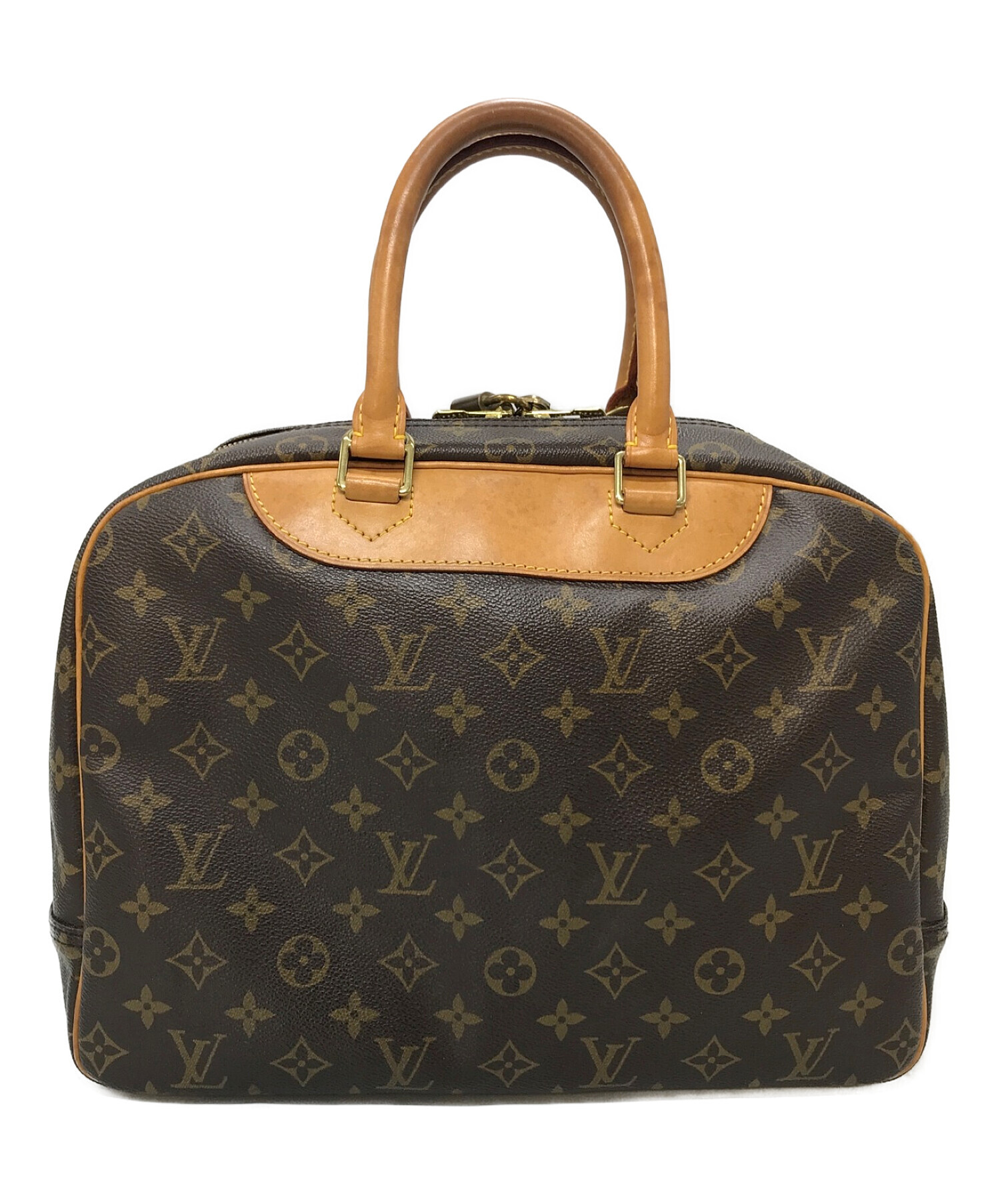 中古・古着通販】LOUIS VUITTON (ルイ ヴィトン) ハンドバッグ モノグラム ドーヴィル ボーリングヴァニティ M47270 ブラウン  サイズ:実寸参照｜ブランド・古着通販 トレファク公式【TREFAC FASHION】スマホサイト