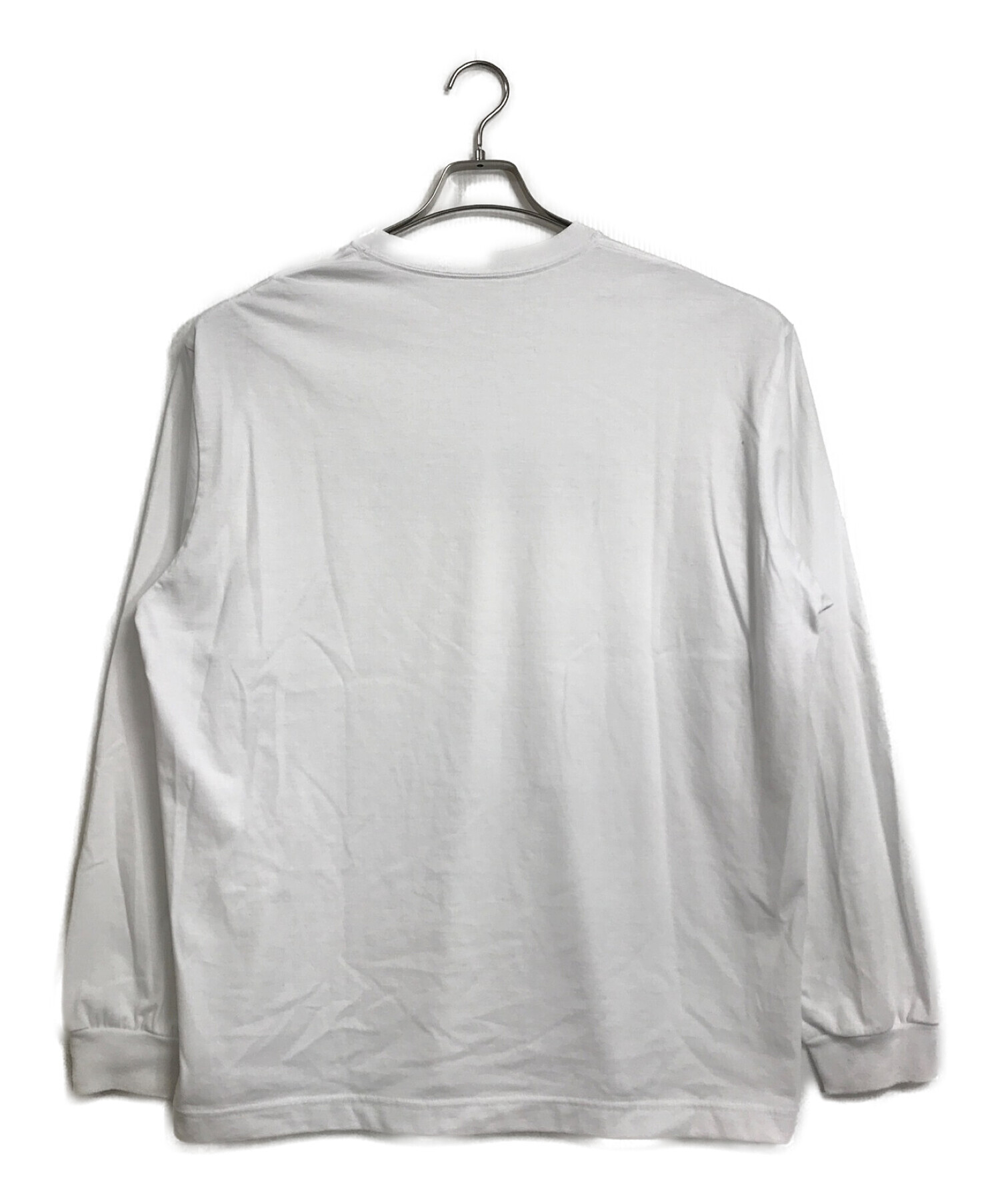 ENNOY (エンノイ) 21SS Long Sleeve ElectricLogoTシャツ　ロングスリーブTシャツ　ロンT ロゴT ホワイト  サイズ:XL