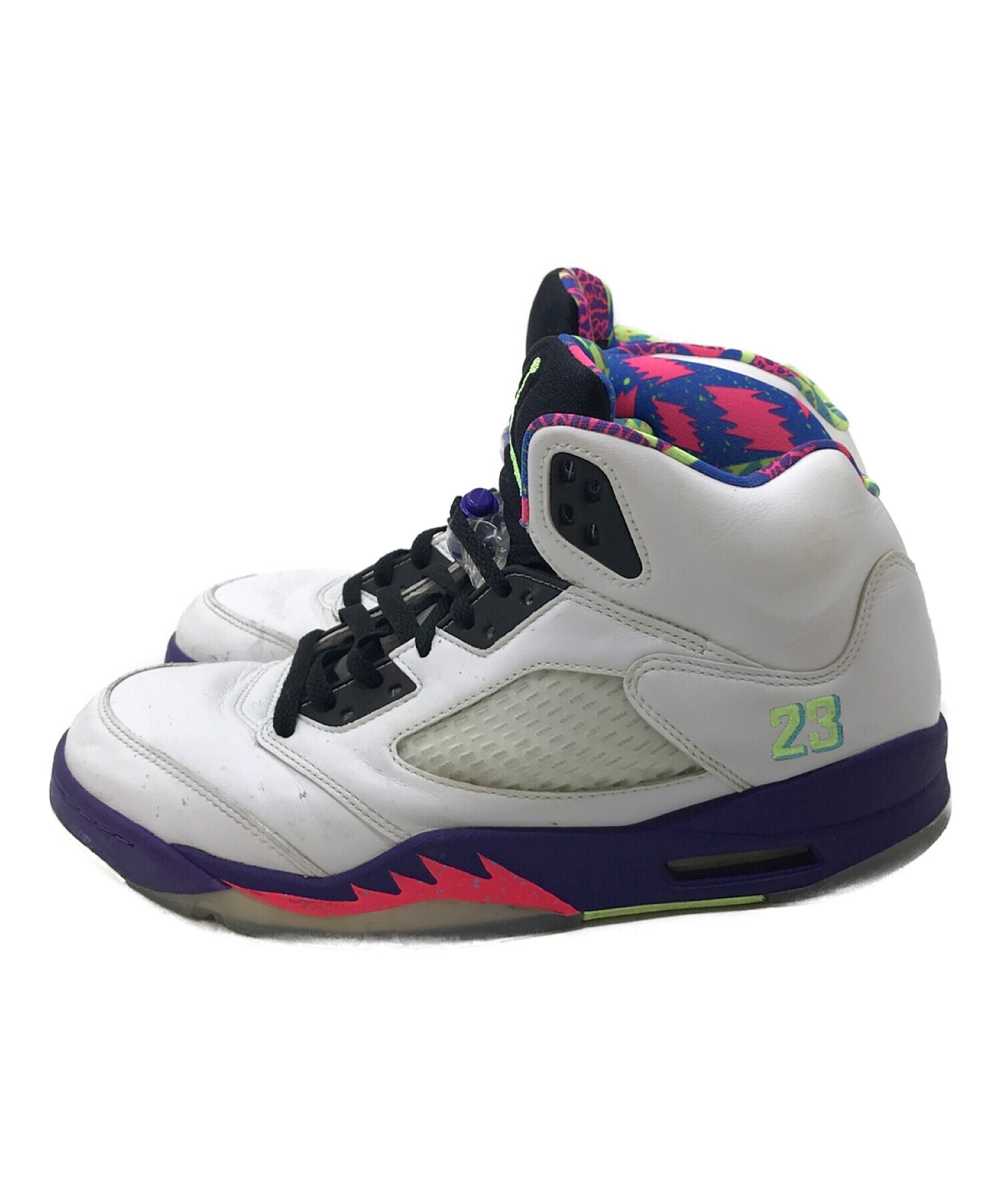 NIKE (ナイキ) NIKE　Air Jordan 5 Alternate Bel-Air オルタネート ベルエア　　DB3335-100 ホワイト  サイズ:28