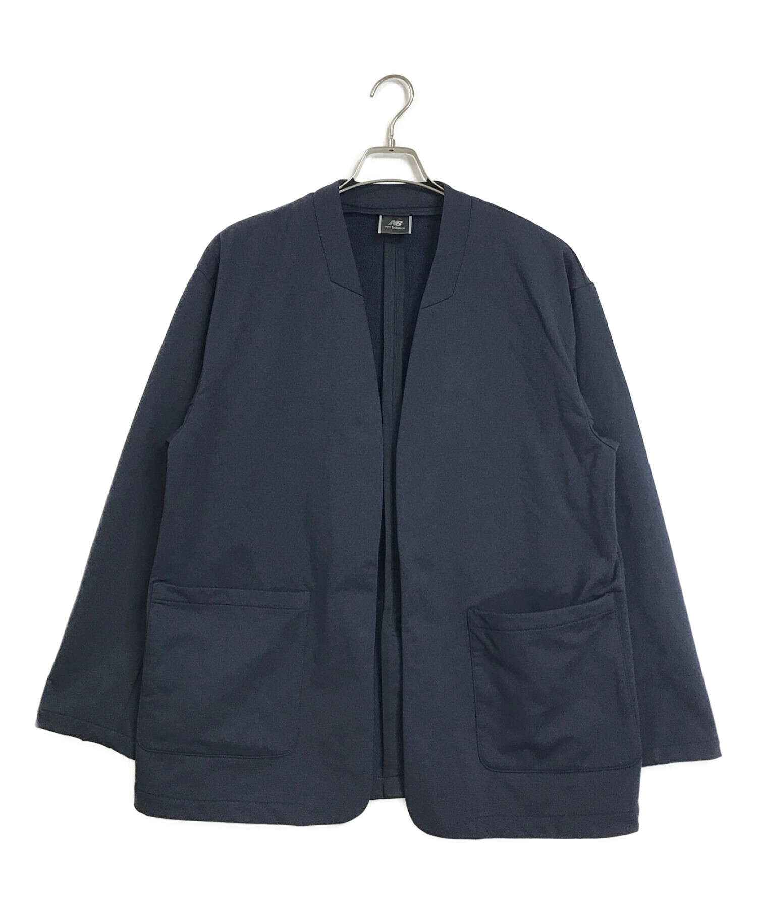 NEW BALANCE (ニューバランス) NEW BALANCE　　MET24 No Collar Jacket AMJ35090 ネイビー  サイズ:XL