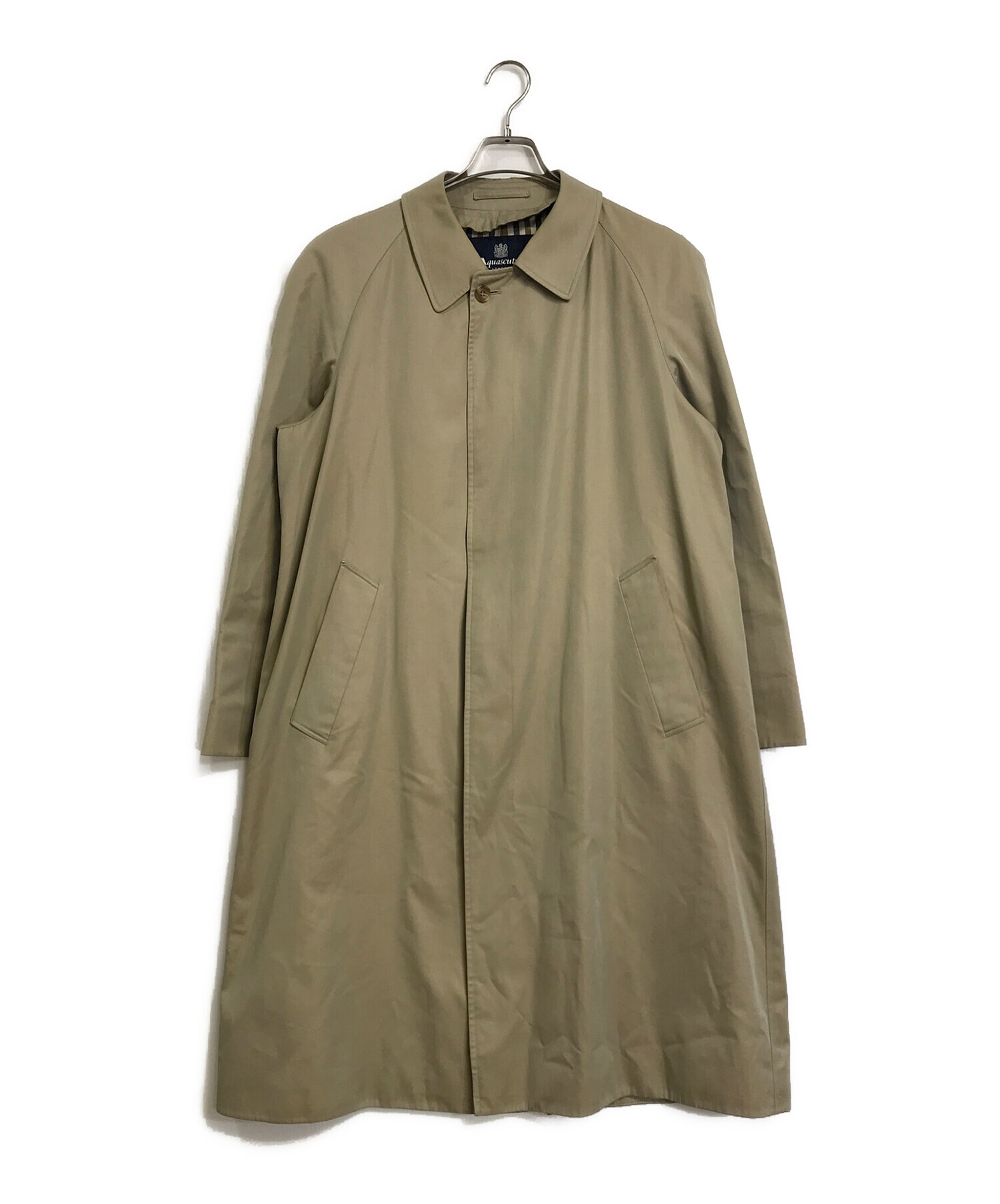 中古・古着通販】Aquascutum (アクアスキュータム) ステンカラーコート