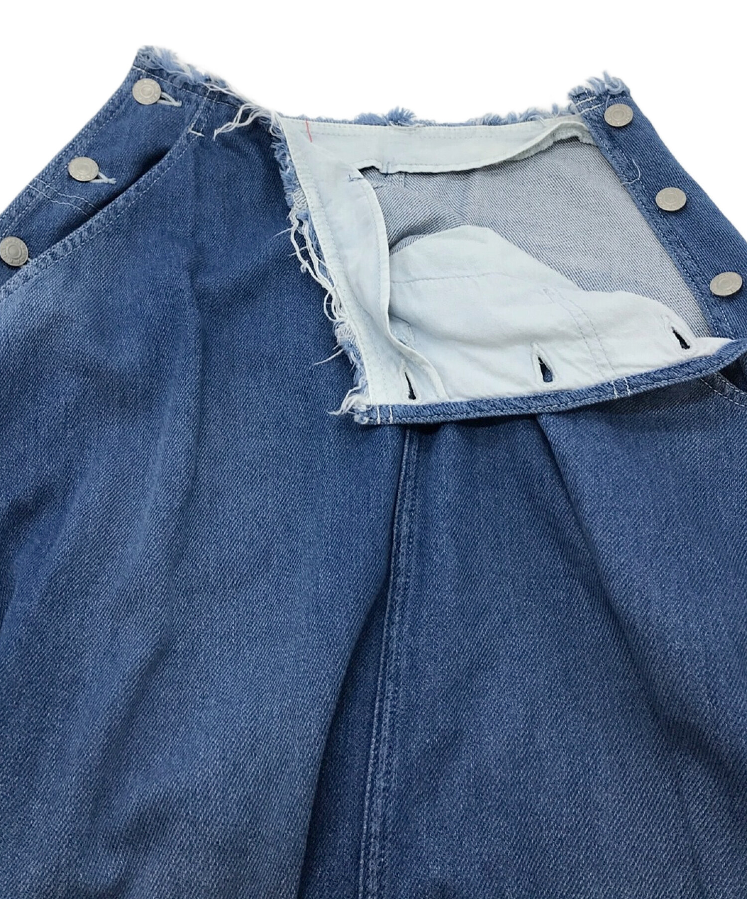 R.H.Vintage (ロンハーマン・ヴィンテージ) R.H.Vintage　　High Waist Denimスカート　　3410500054  インディゴ サイズ:s