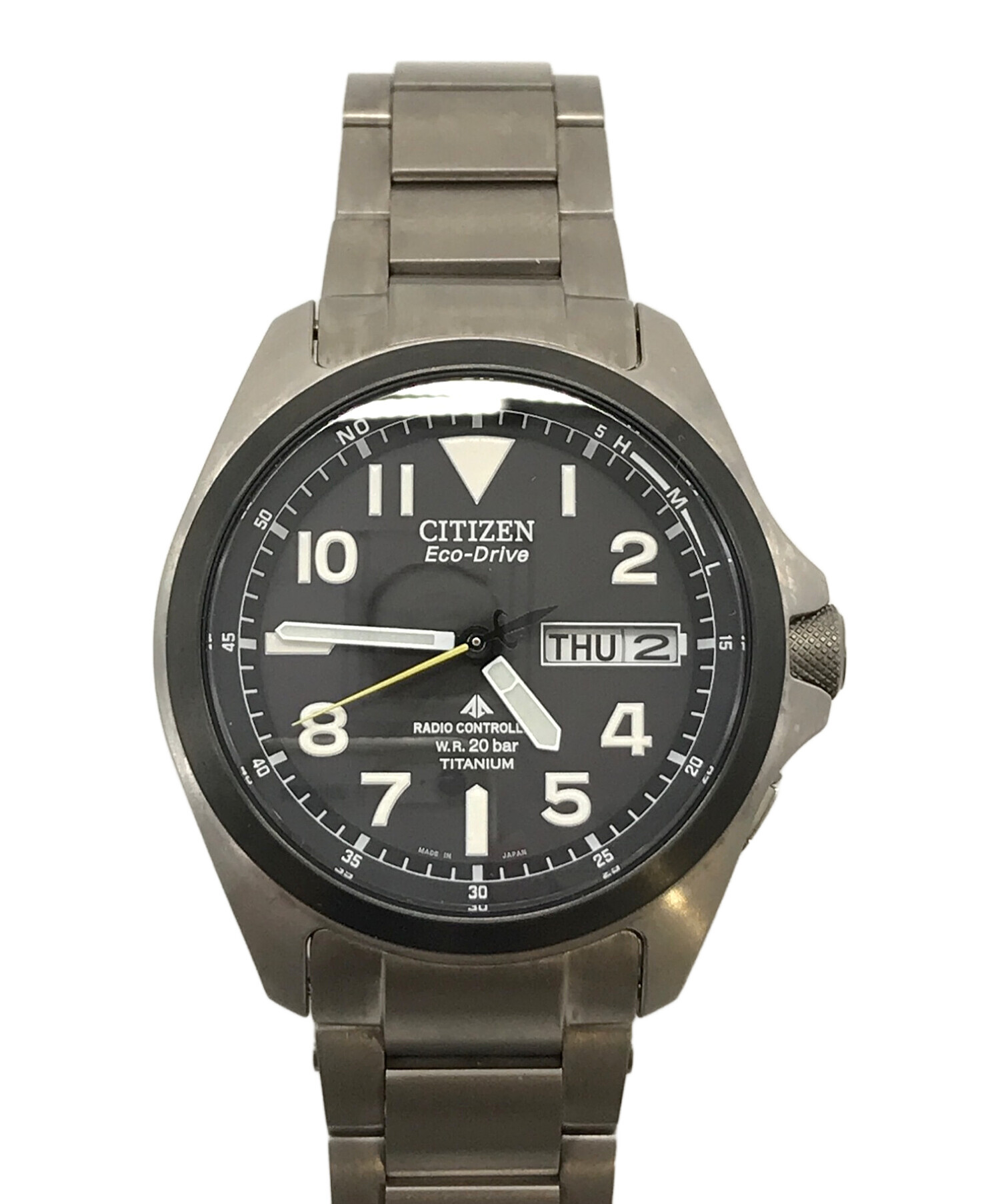 中古・古着通販】CITIZEN (シチズン) CITIZEN 腕時計 H100-S074304 電波ソーラー ブラック  サイズ:実寸参照｜ブランド・古着通販 トレファク公式【TREFAC FASHION】スマホサイト