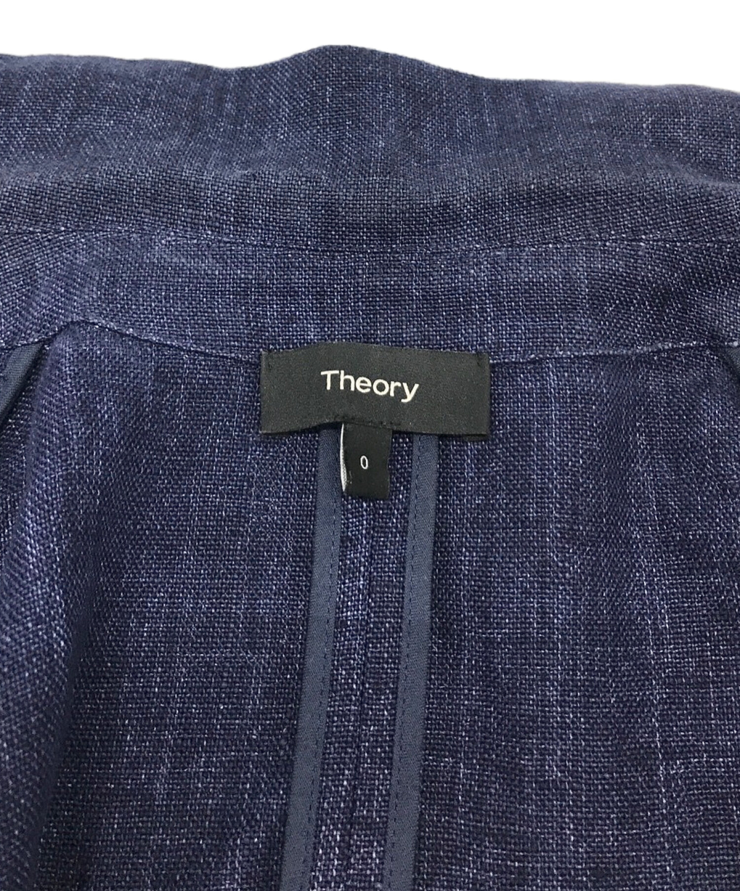 中古・古着通販】theory (セオリー) リネンダブルジャケット theory セオリー レディース ブルー サイズ0  01-1104117-855-700 ブルー｜ブランド・古着通販 トレファク公式【TREFAC FASHION】スマホサイト