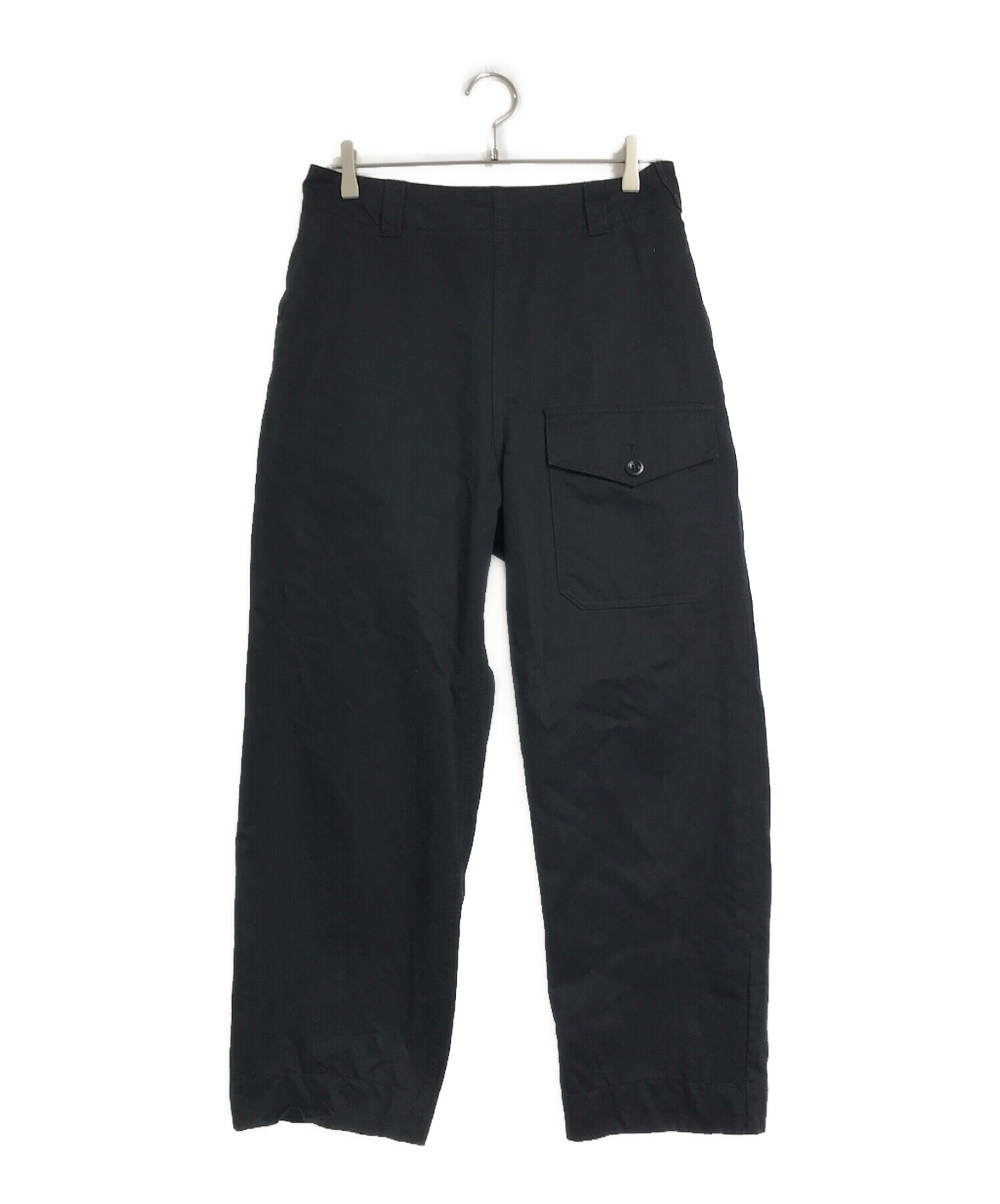 MHL (エムエイチエル) MHL　　SANFORISED COTTON DRILL PANTS 595-3243503 ブラック サイズ:L