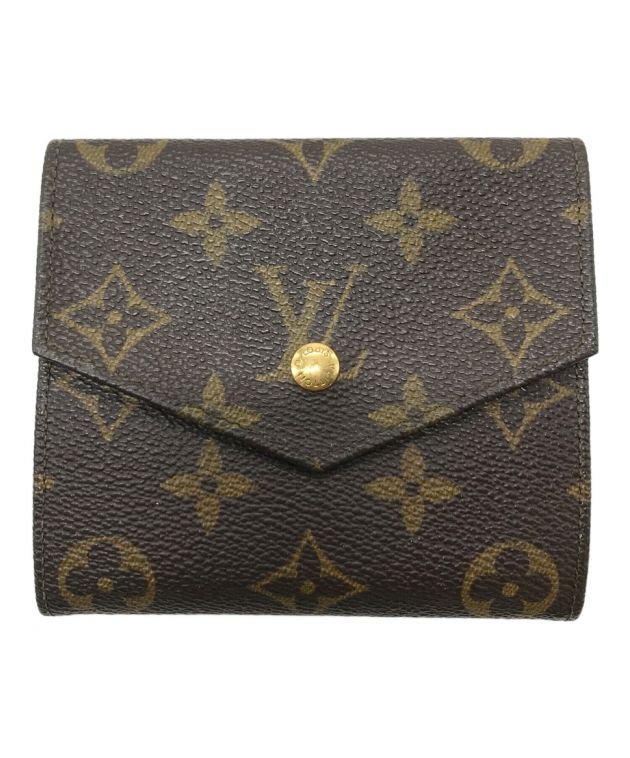 中古・古着通販】LOUIS VUITTON (ルイ ヴィトン) Wホック 三つ折り財布 