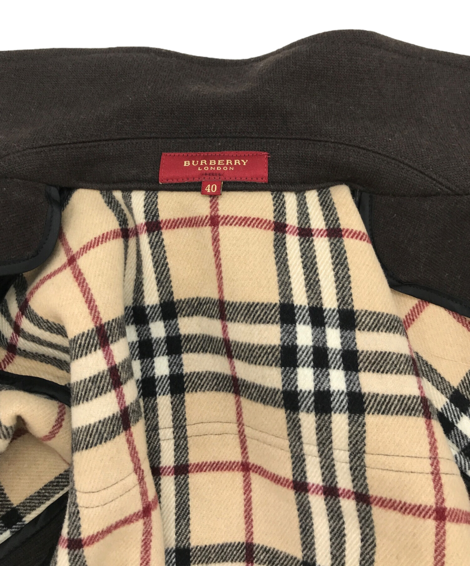 BURBERRY LONDON (バーバリーロンドン) ウールジャケット ブラウン サイズ:40