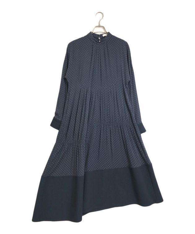 中古・古着通販】tibi (ティビ) アシメデザインドットロングワンピース ...