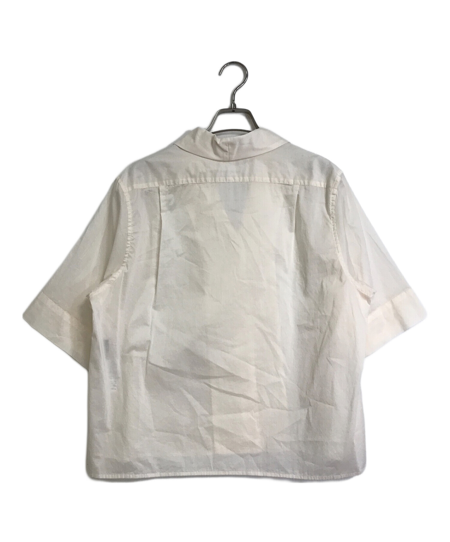 中古・古着通販】MARGARET HOWELL (マーガレットハウエル) 20SS/SHEER COTTON SHIRT シアーコットンシャツ 半袖  S/S ピンク サイズ:1｜ブランド・古着通販 トレファク公式【TREFAC FASHION】スマホサイト