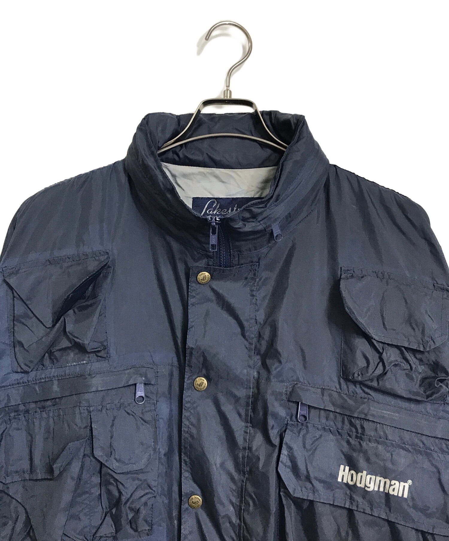 中古・古着通販】HODGMAN (ボッジマン) LAKE STREAM FISHING JACKET/フィッシングジャケット ネイビー  サイズ:XL｜ブランド・古着通販 トレファク公式【TREFAC FASHION】スマホサイト