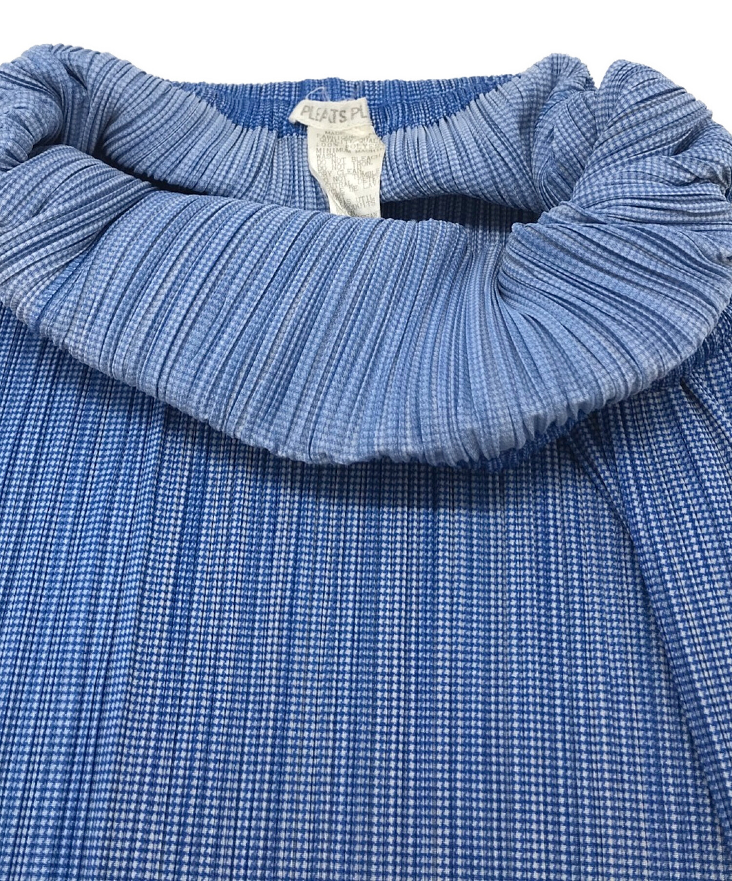 中古・古着通販】PLEATS PLEASE (プリーツプリーズ) プリーツスカート PLEATS PLEASE プリーツプリーズ ブルー×ホワイト  サイズ2 ブルー×ホワイト サイズ:2｜ブランド・古着通販 トレファク公式【TREFAC FASHION】スマホサイト