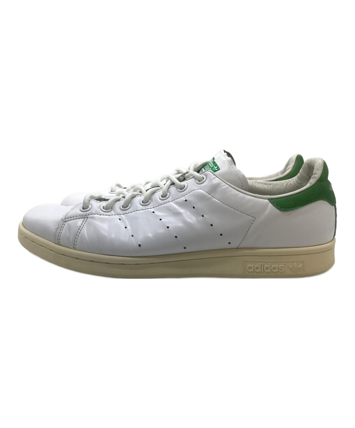 adidas (アディダス) レザースニーカー　STAN SMITH スタンスミス　B24364 ホワイト×グリーン サイズ:28.5cm