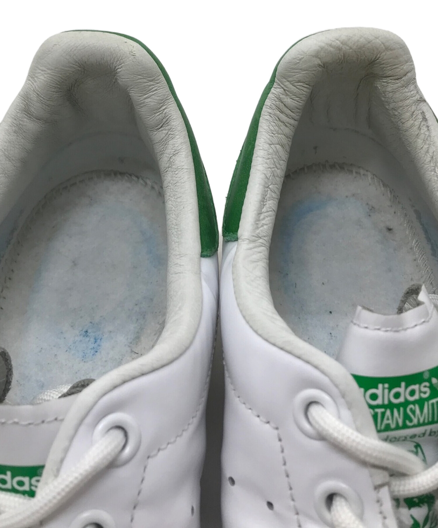 adidas (アディダス) レザースニーカー　STAN SMITH スタンスミス　B24364 ホワイト×グリーン サイズ:28.5cm