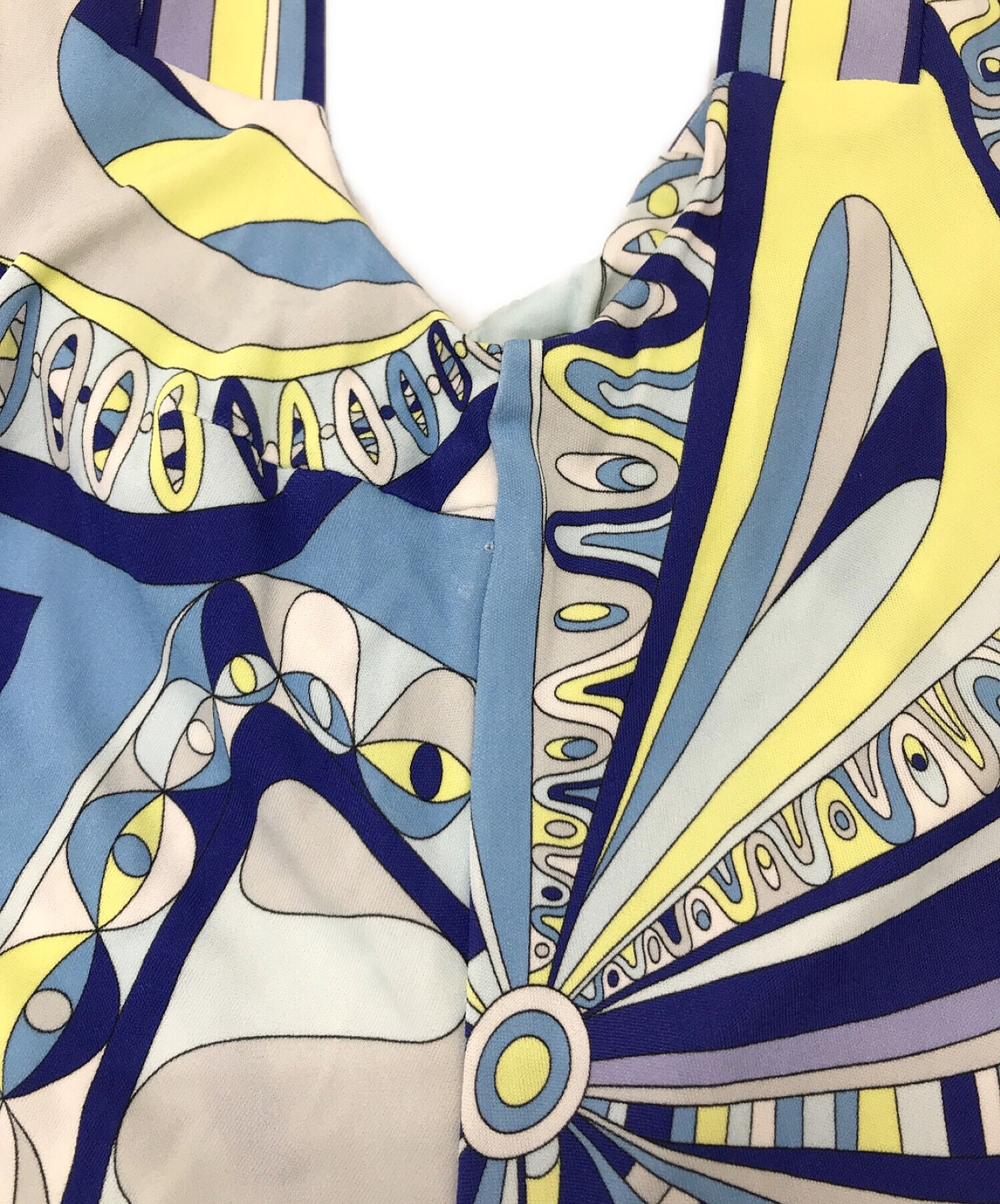 中古・古着通販】Emilio Pucci (エミリオ プッチ) 総柄ワンピース Emilio Pucci エミリオプッチ レディース Mサイズ  51RL92 ブルー サイズ:36｜ブランド・古着通販 トレファク公式【TREFAC FASHION】スマホサイト