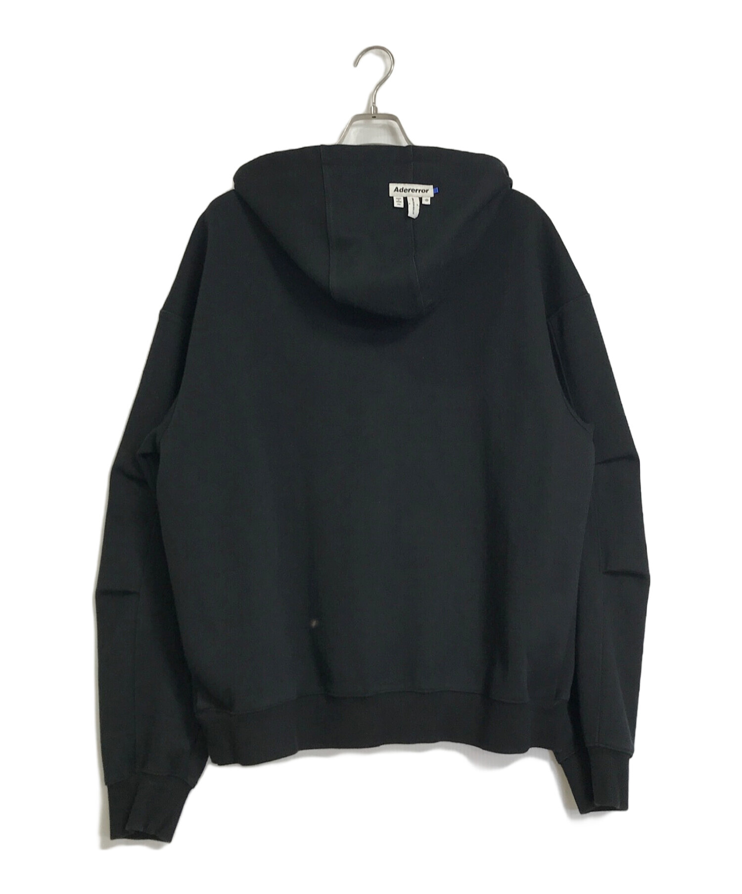 ADER error (アーダーエラー) Stone logo hoodie ストーンロゴパーカー ブラック サイズ:3