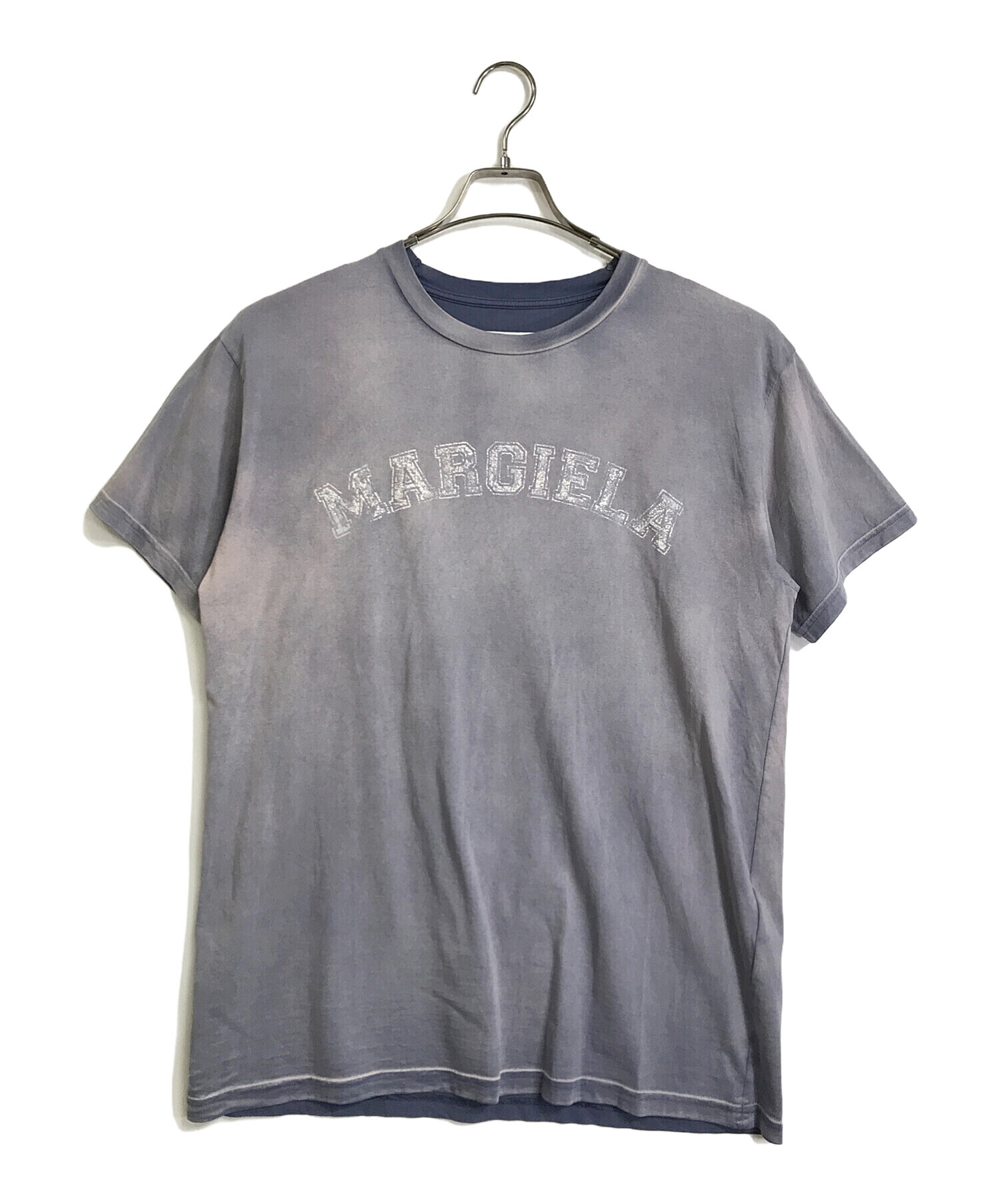 中古・古着通販】Maison Margiela (メゾンマルジェラ) 23SS ロゴ半袖カットソー Tシャツ TEE 半袖 ロゴプリント パープル  サイズ:L｜ブランド・古着通販 トレファク公式【TREFAC FASHION】スマホサイト