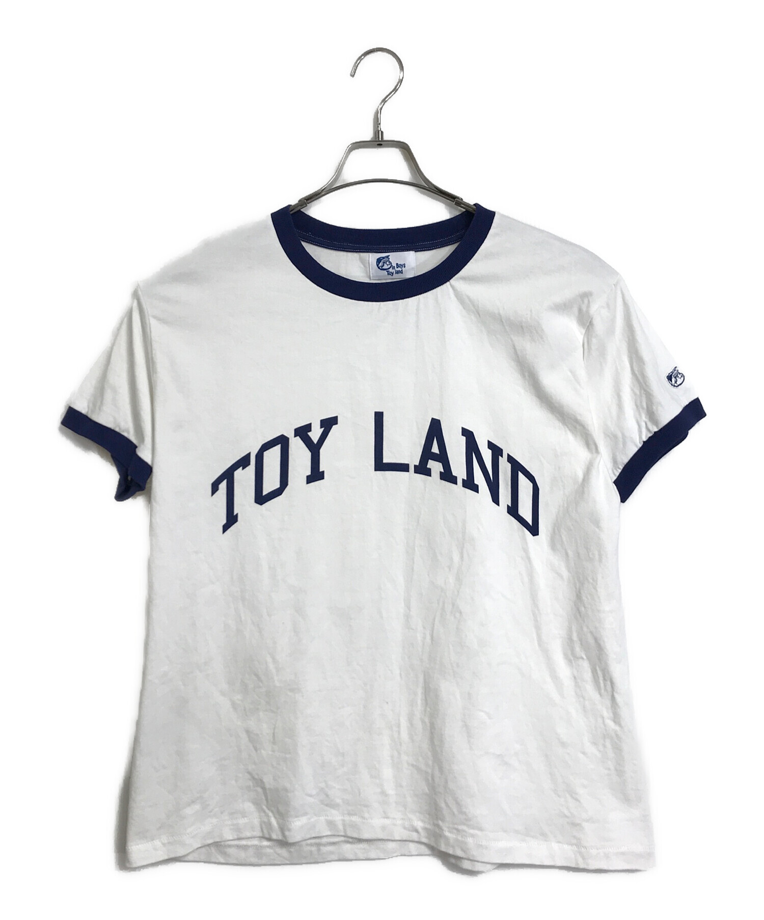 中古・古着通販】BOYS IN TOYLAND (ボーイズイントイランド) リンガーTシャツ ホワイト×ネイビー サイズ:M｜ブランド・古着通販  トレファク公式【TREFAC FASHION】スマホサイト