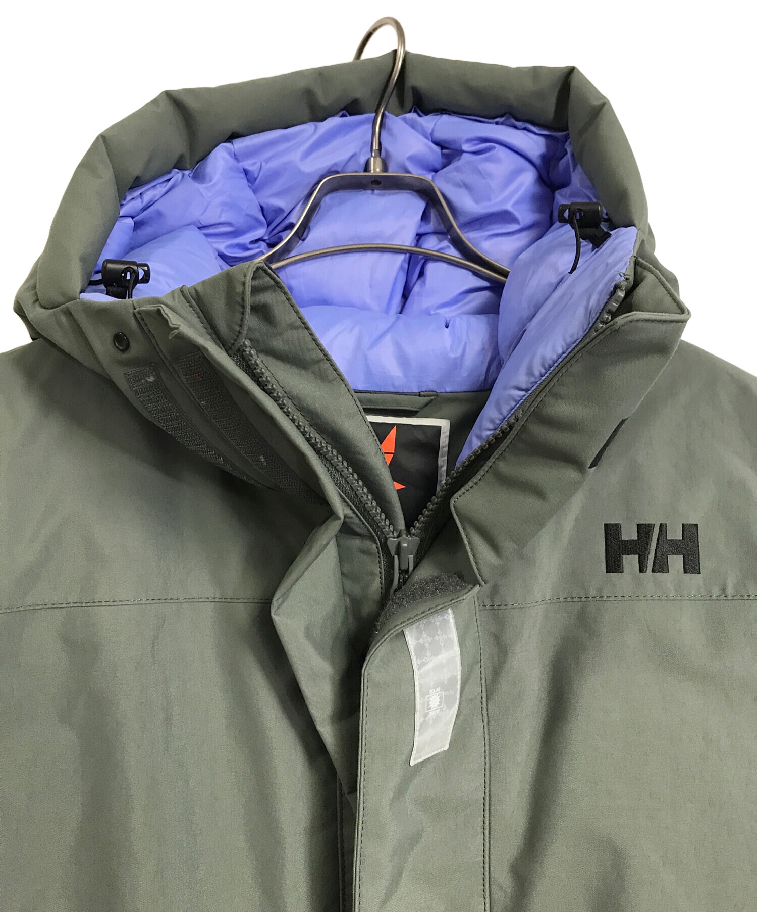 HELLY HANSEN (ヘリーハンセン) BEAMS (ビームス) OCEAN BALDER INSULATION JACKET  オーシャンバルドールインサレーションジャケット　ダウンジャケット オリーブ サイズ:XL