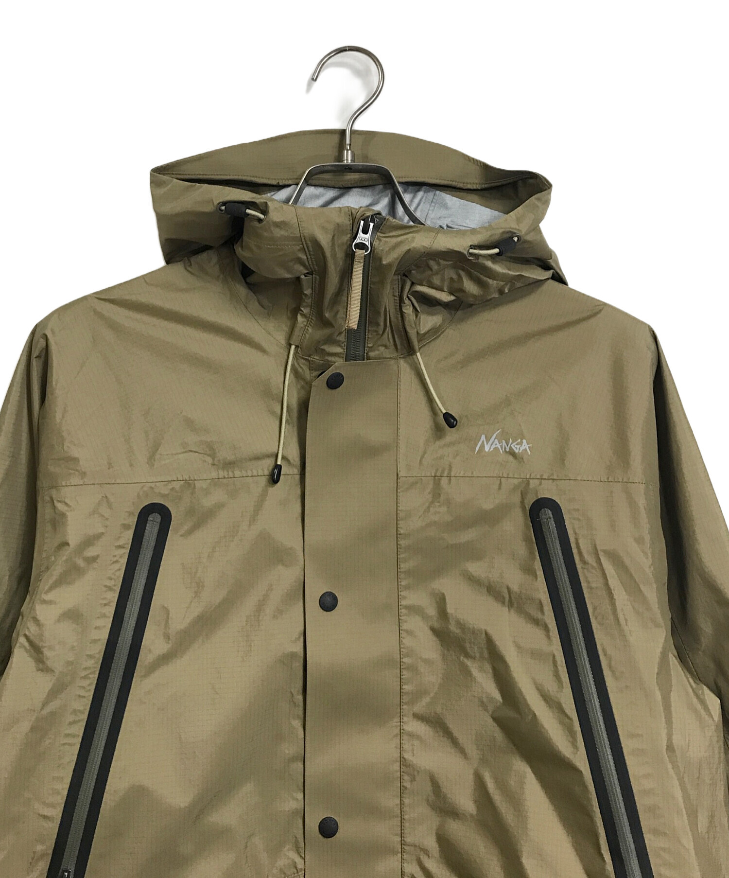 NANGA (ナンガ) AURORA 3LAYER FIELD SHELL PARKA オーロラ3レイヤーフィールドシェルパーカー オリーブ サイズ:M