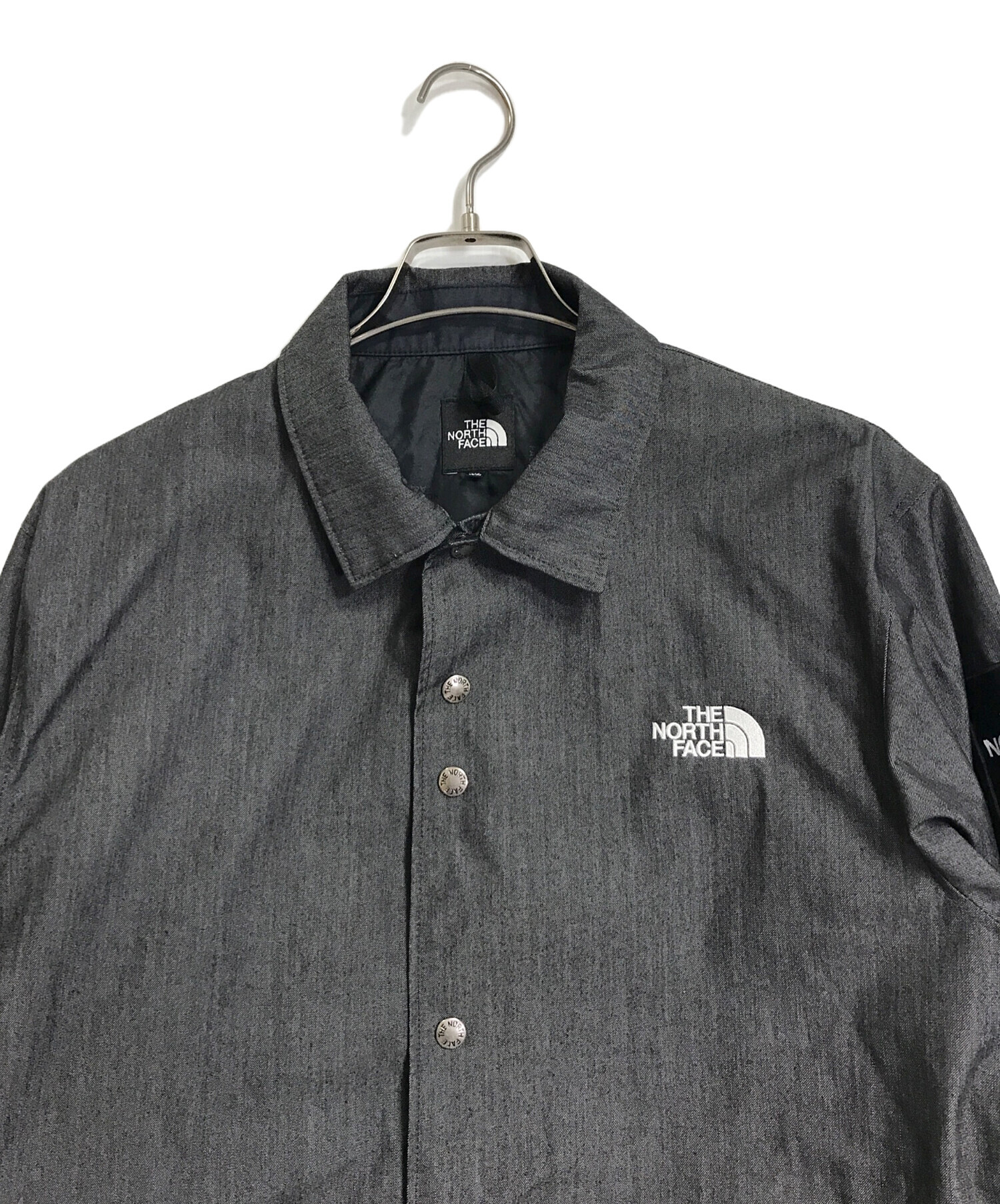 THE NORTH FACE (ザ ノース フェイス) GTXデニムコーチジャケット グレー サイズ:XL