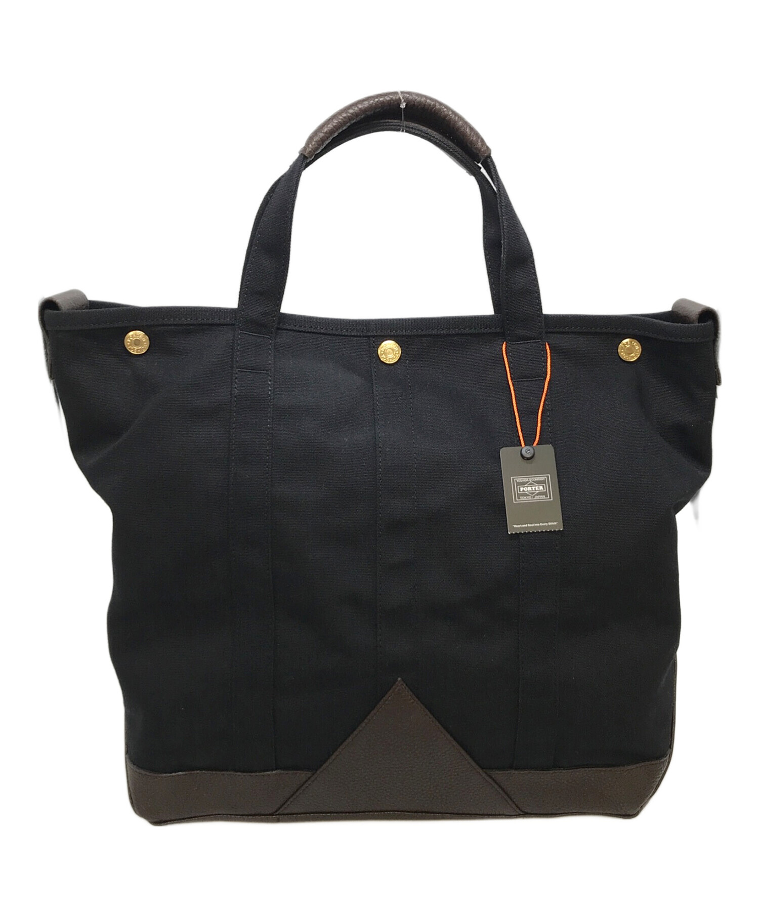 PORTER (ポーター) COAL 2WAY TOTE BAG(M) ブラック サイズ:実寸参照 未使用品