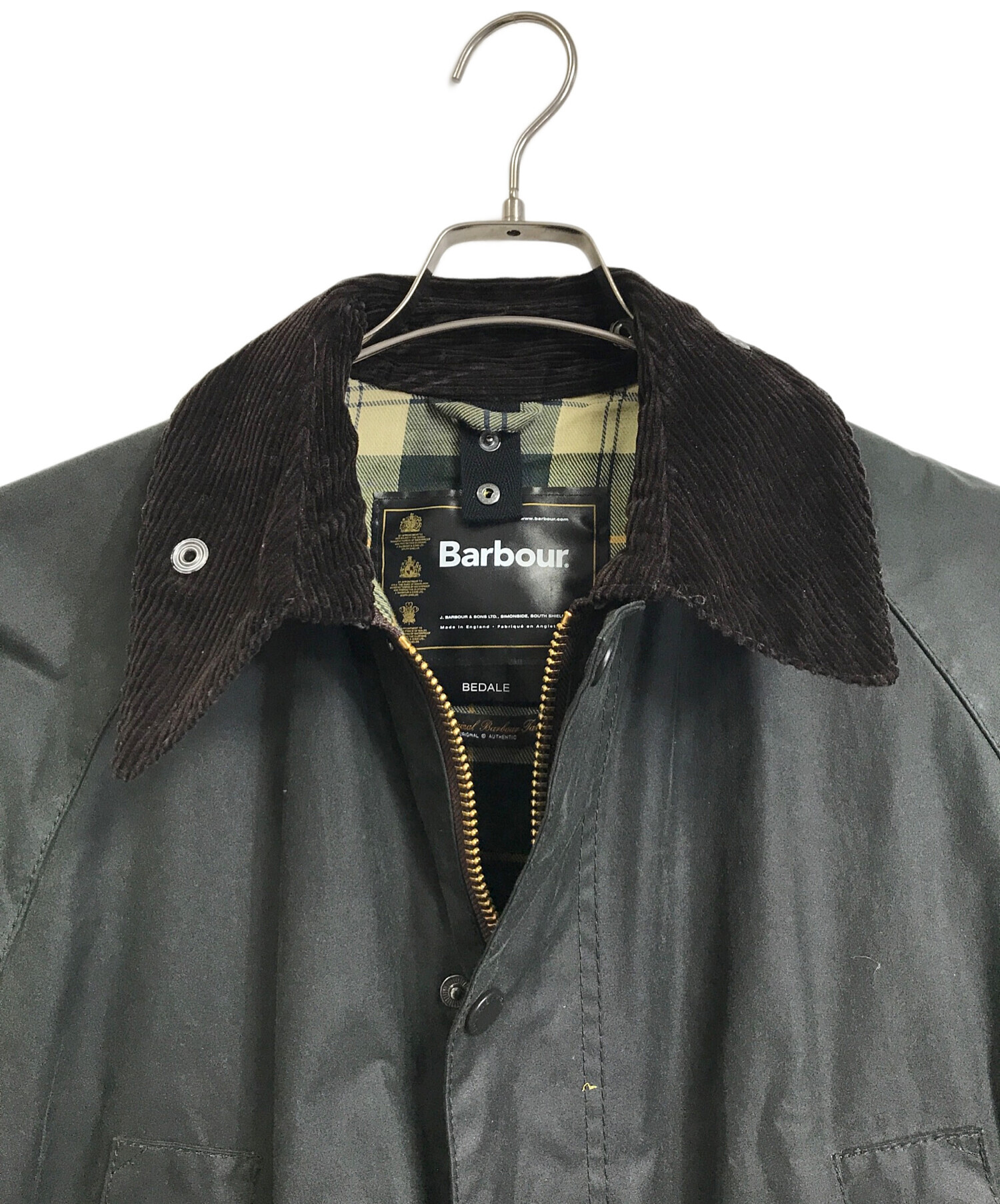 Barbour (バブアー) BEDALE JACKET ビデイル オイルド ジャケット　英国製　イギリス製 オリーブ サイズ:C40/102CM