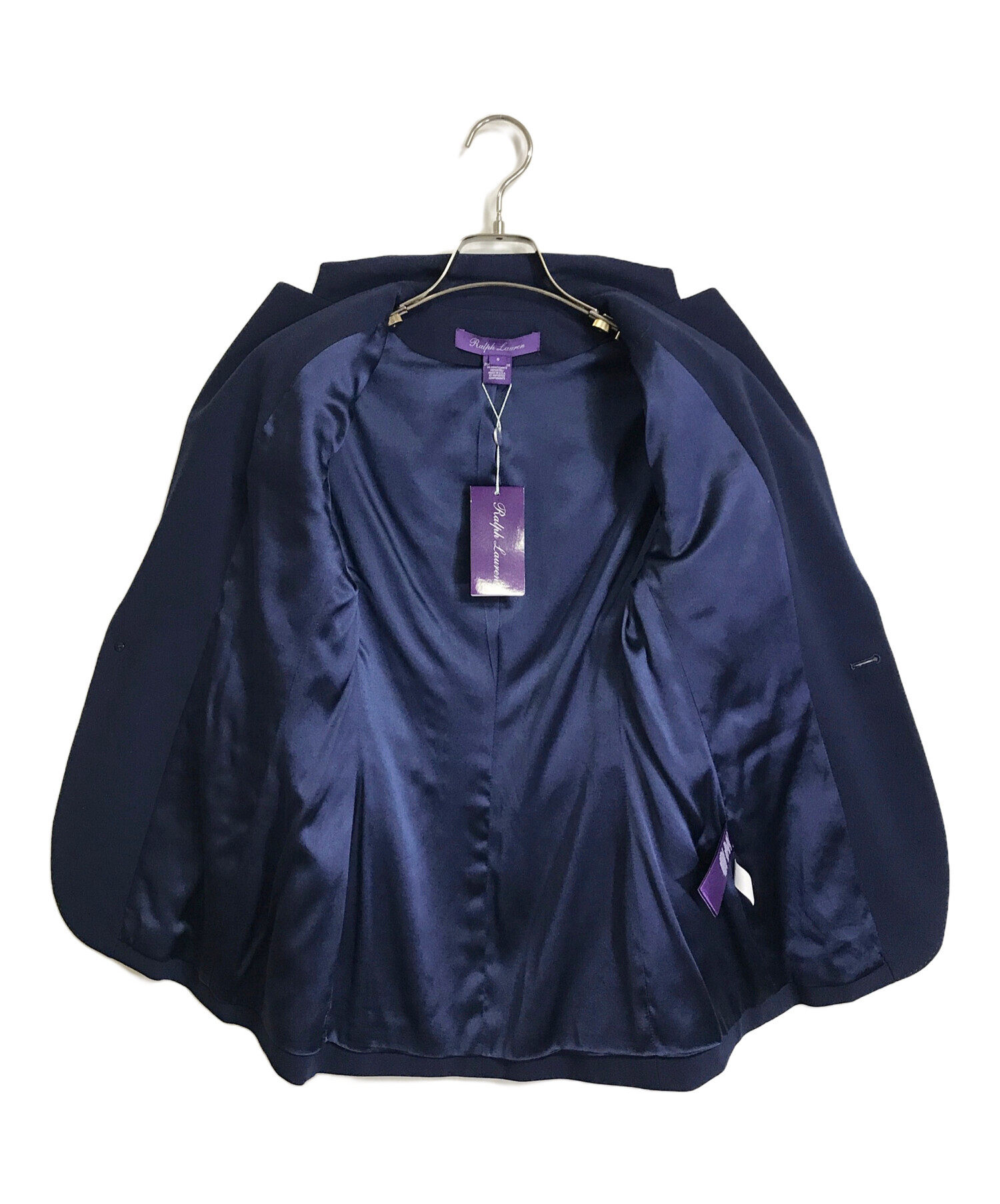 RALPH LAUREN Purple Label (ラルフ ローレン パープル レーベル) パーカー ストレッチ ウール ジャケット　 テーラードジャケット　薄手ジャケット　未使用品 ネイビー