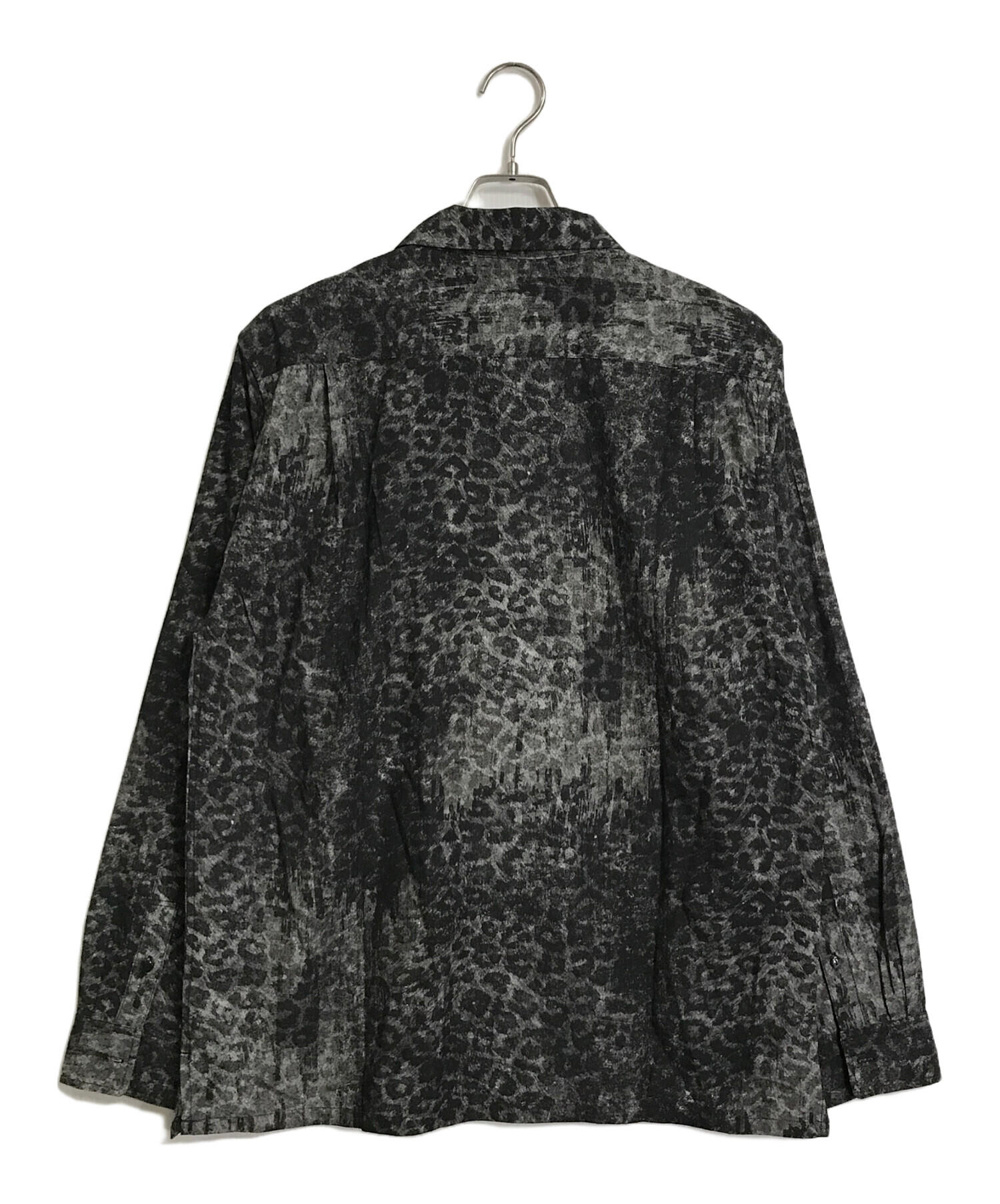 中古・古着通販】CRIMIE (クライミー) ノイズレオパードオープンカラーシャツ NOISE LEOPARD LONG SLEEVE SHIRT  グレー サイズ:XL｜ブランド・古着通販 トレファク公式【TREFAC FASHION】スマホサイト