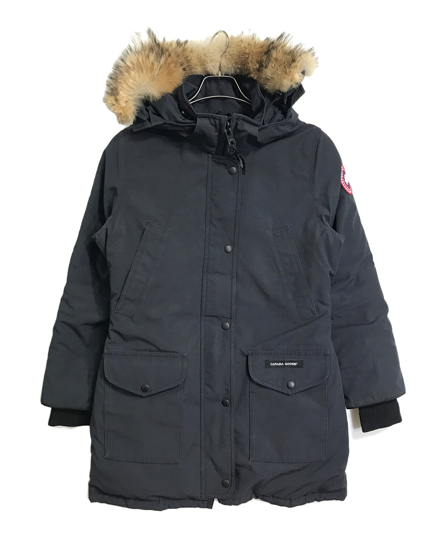 中古・古着通販】CANADA GOOSE (カナダグース) TRILLIUM PARKA ダウンジャケット ダウンコート サザビーリーグ代理店タグ付  ネイビー サイズ:M｜ブランド・古着通販 トレファク公式【TREFAC FASHION】スマホサイト