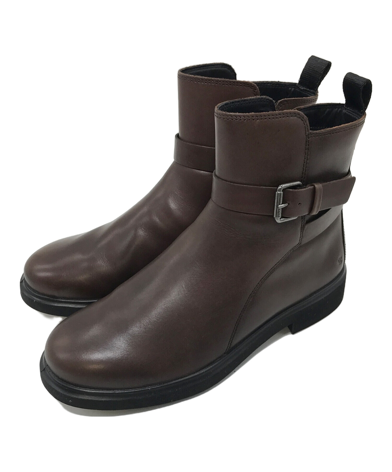 中古・古着通販】ECCO (エコー) ジョッパーブーツ METROPOLE AMSTERDAM LEATHER JODHPUR BOOTS ショート ブーツ ブラウン ブラウン サイズ:38｜ブランド・古着通販 トレファク公式【TREFAC FASHION】スマホサイト