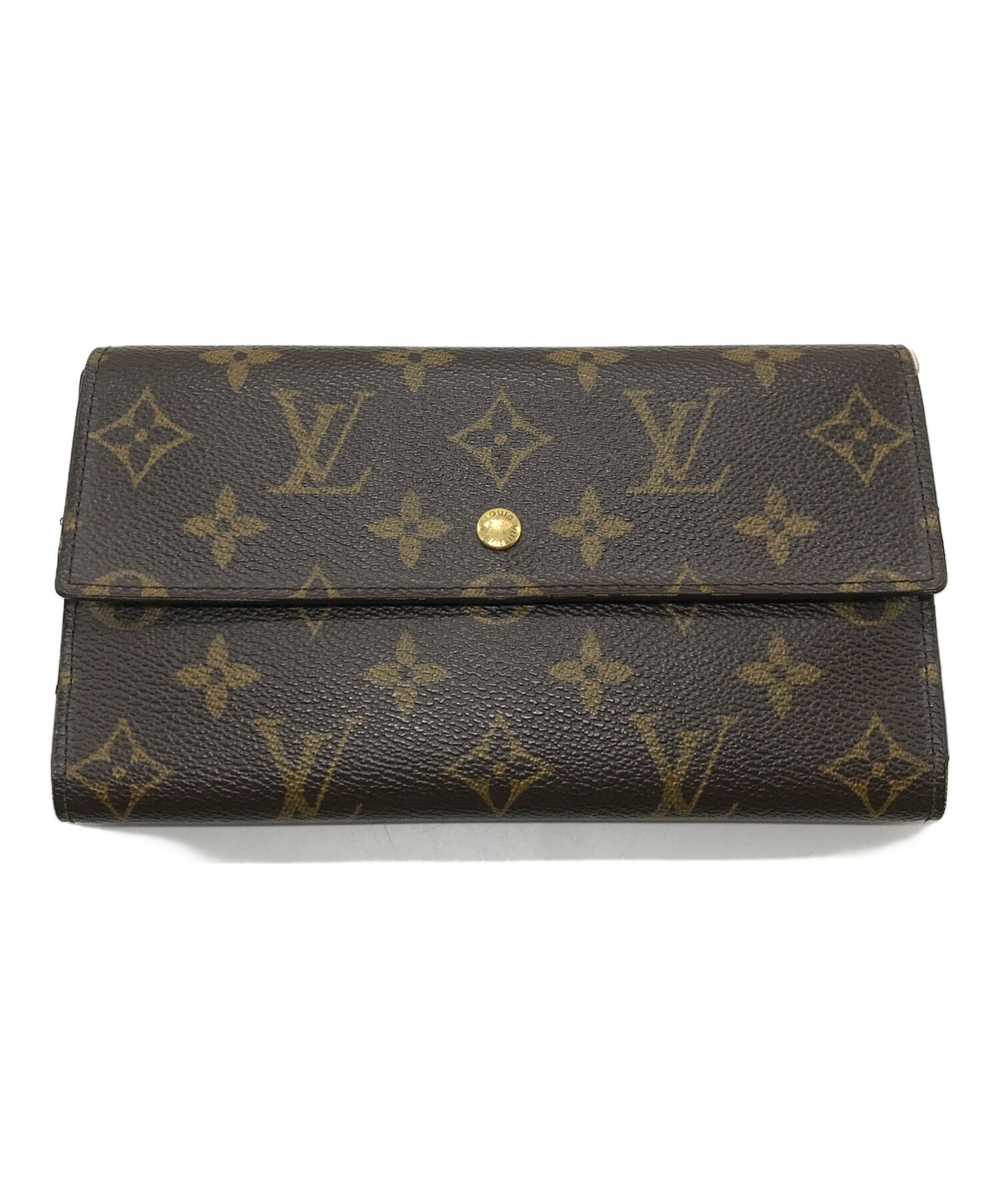 中古・古着通販】LOUIS VUITTON (ルイ ヴィトン) 長財布 ウォレット ポルトフォイユ・インターナショナル ブラウン  サイズ:実寸参照｜ブランド・古着通販 トレファク公式【TREFAC FASHION】スマホサイト