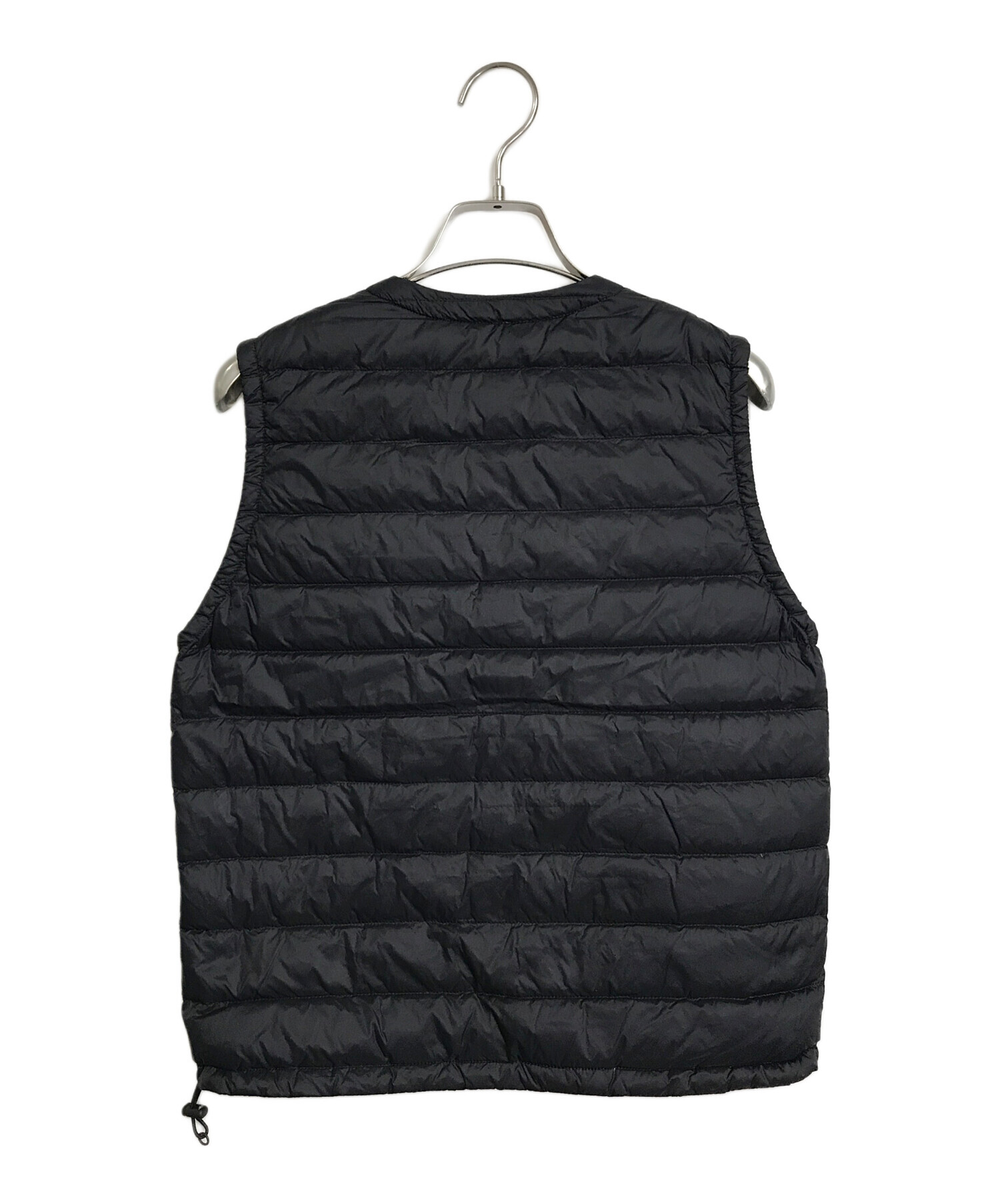 DANTON (ダントン) ダウンベスト　INNER DOWN VEST インナーダウンベスト　ナイロンベスト ブラック サイズ:34