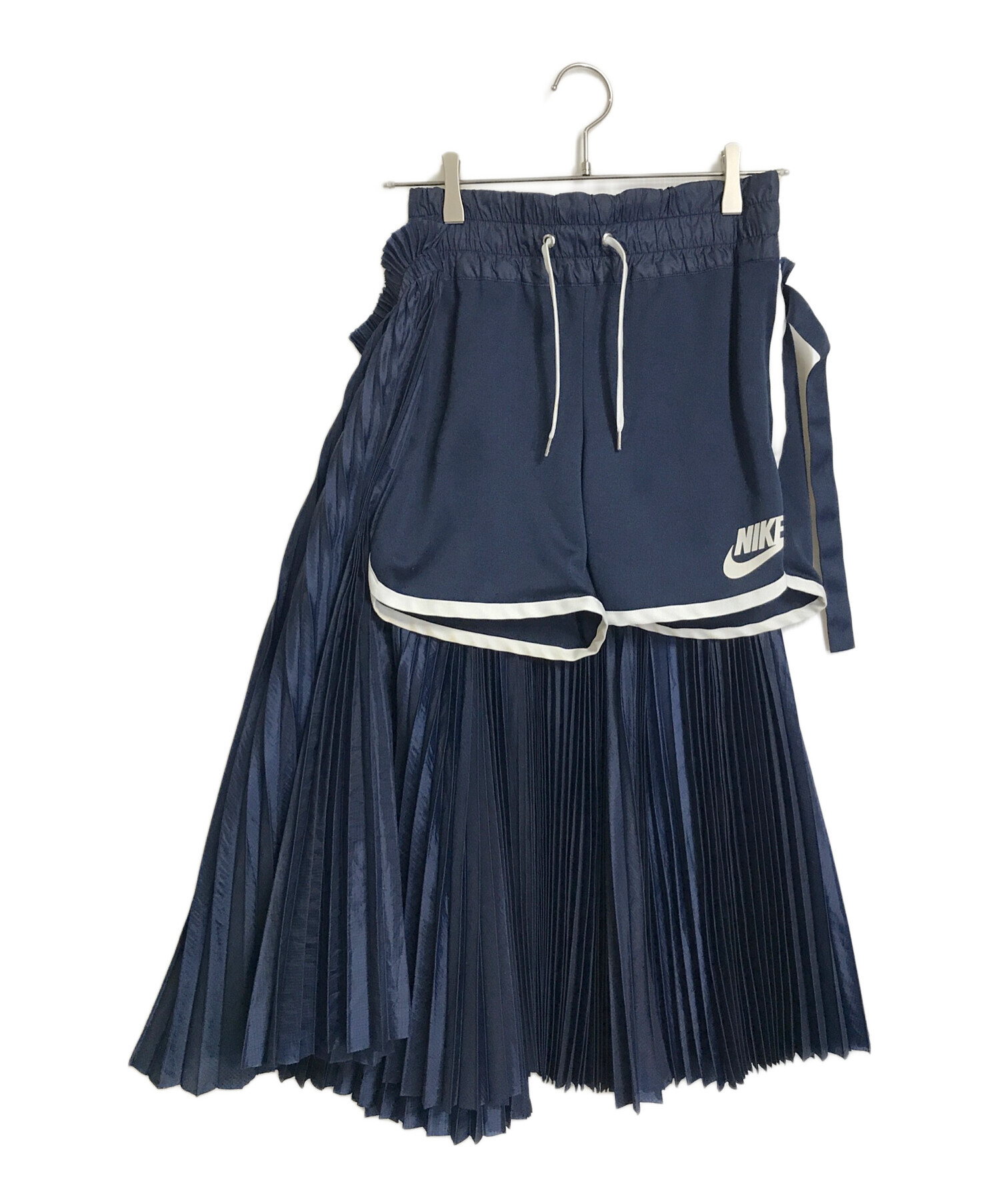 NIKELAB (ナイキラボ) sacai (サカイ) Pleat Wrap Skort ネイビー サイズ:XXS