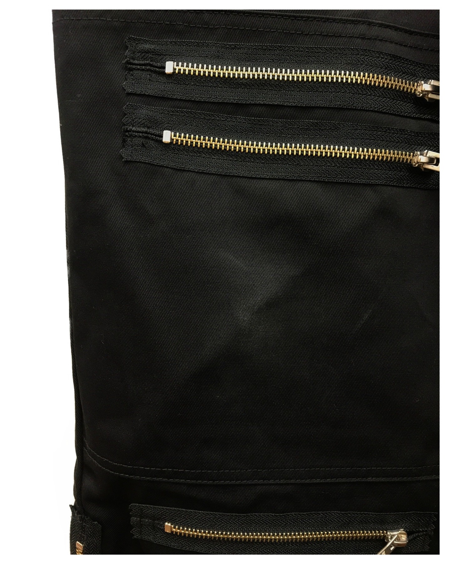 MYne×DICKIES (マイン×ディッキーズ) クレイジージップパンツ ブラック サイズ:M MYDKP310 crazy zip pants
