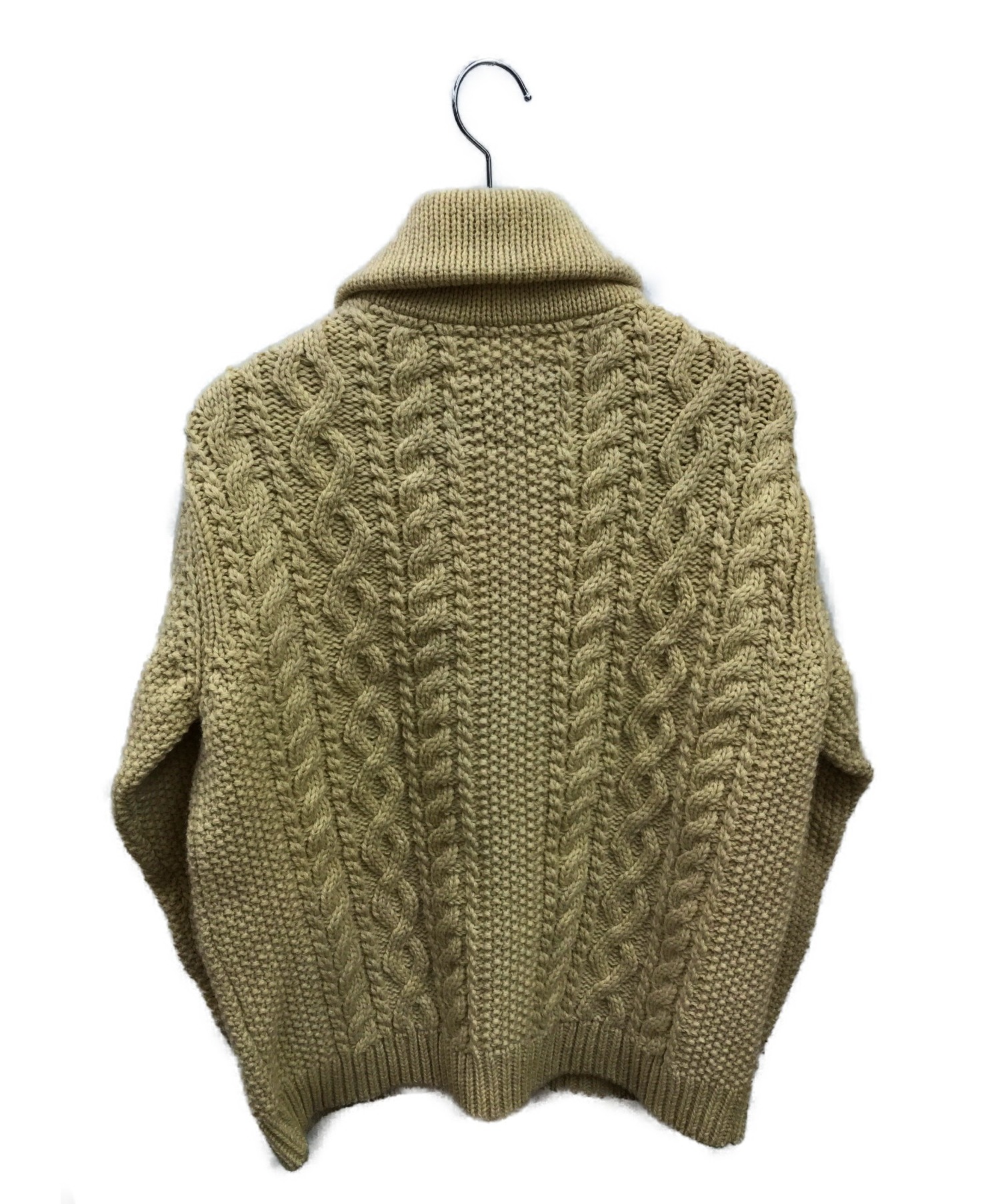 BY GLAD HAND (バイ グラッドハンド) アイランドカーディガン アイボリー サイズ:L BYGH-18-AW-23 18AW  Islands Cardigan