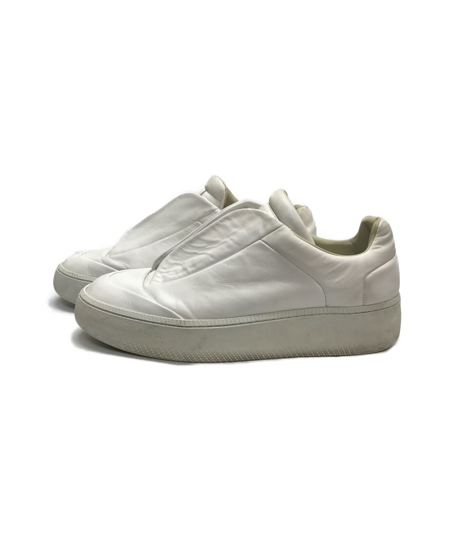 Maison Margiela 22 (メゾンマルジェラ 22) フューチャーロートップ ホワイト サイズ:45 S57WS0187　18SS  FUTURE LOW TOP