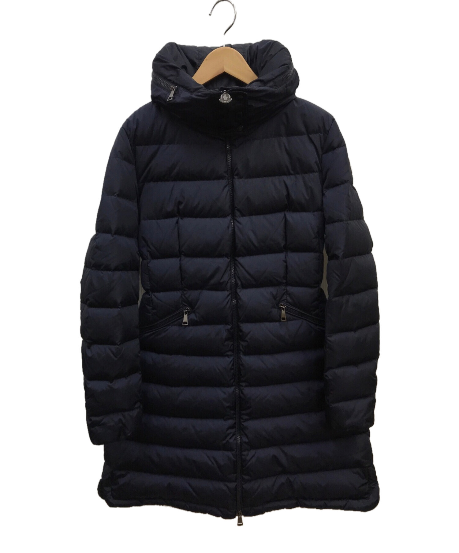 MONCLER (モンクレール) フラメッテダウンコート ネイビー サイズ:１