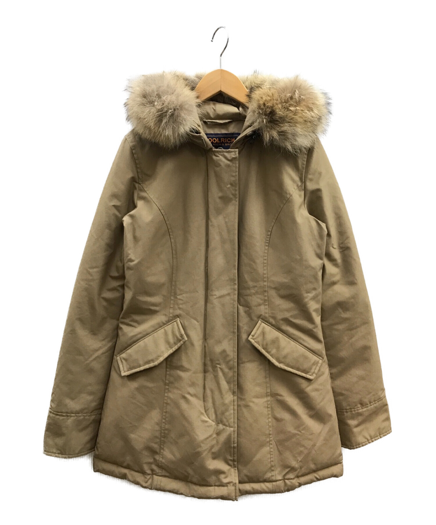 WOOLRICH (ウールリッチ) RAMAR CLOTH 60/40ダウンコート ベージュ サイズ:XS