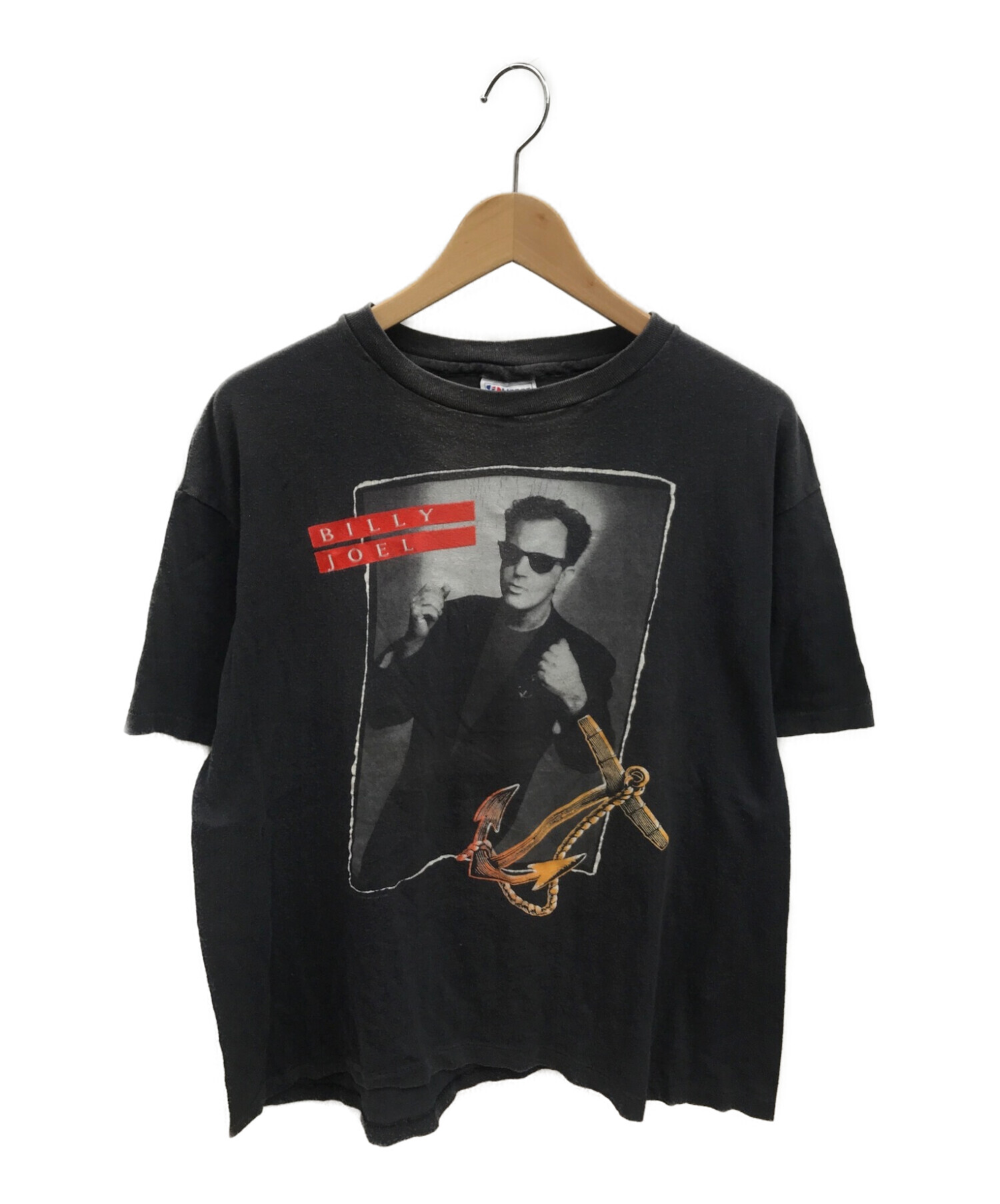 Billy Joel (ビリー ジョエル) ［古着］89-90`sヴィンテージツアーTシャツ / hanesボディ / バンドTシャツ /  プリントTシャツ グレー サイズ:XL