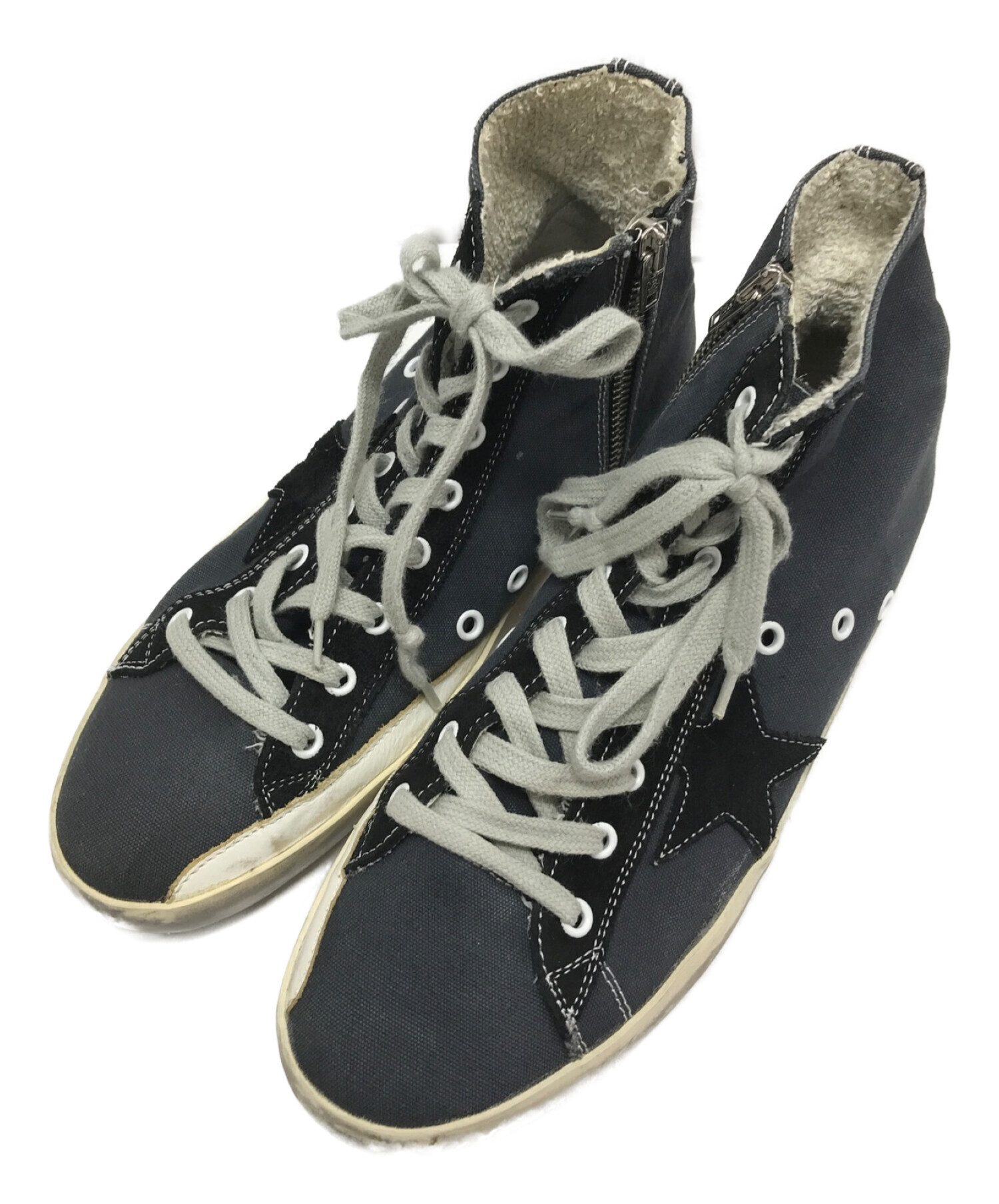 GOLDEN GOOSE (ゴールデングース) ハイカットスニーカー グレー サイズ:40